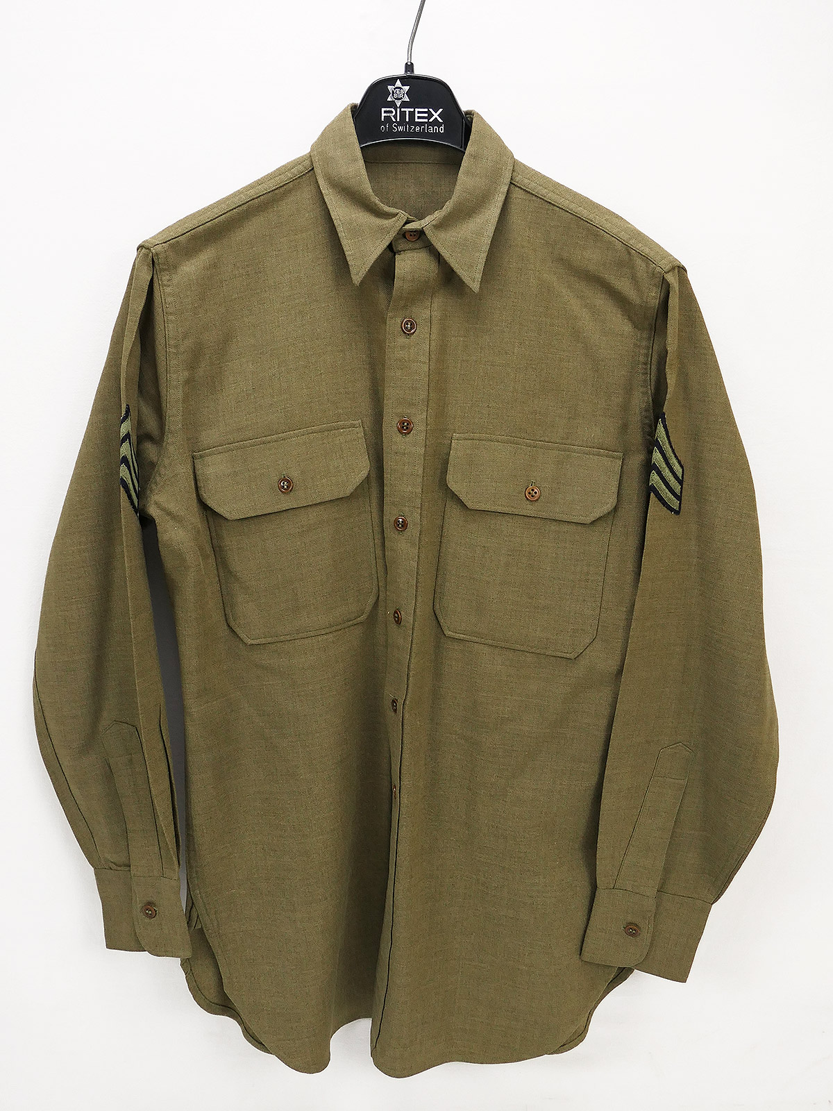 US Army Air Force Field Shirt M37 Wool Shirt Enlisted Man's Sergeant Medium to Large