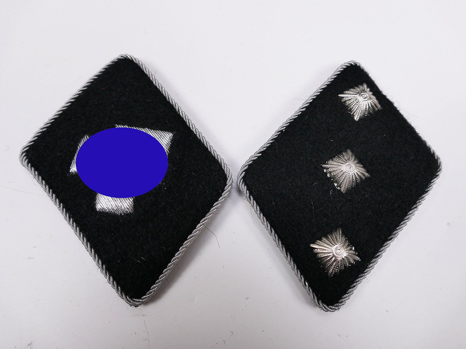 P1546112 Waffen SS collar mirror Untersturmführer Waffen Gebirgs Div. PRINZ EUGEN for field blouse uniform