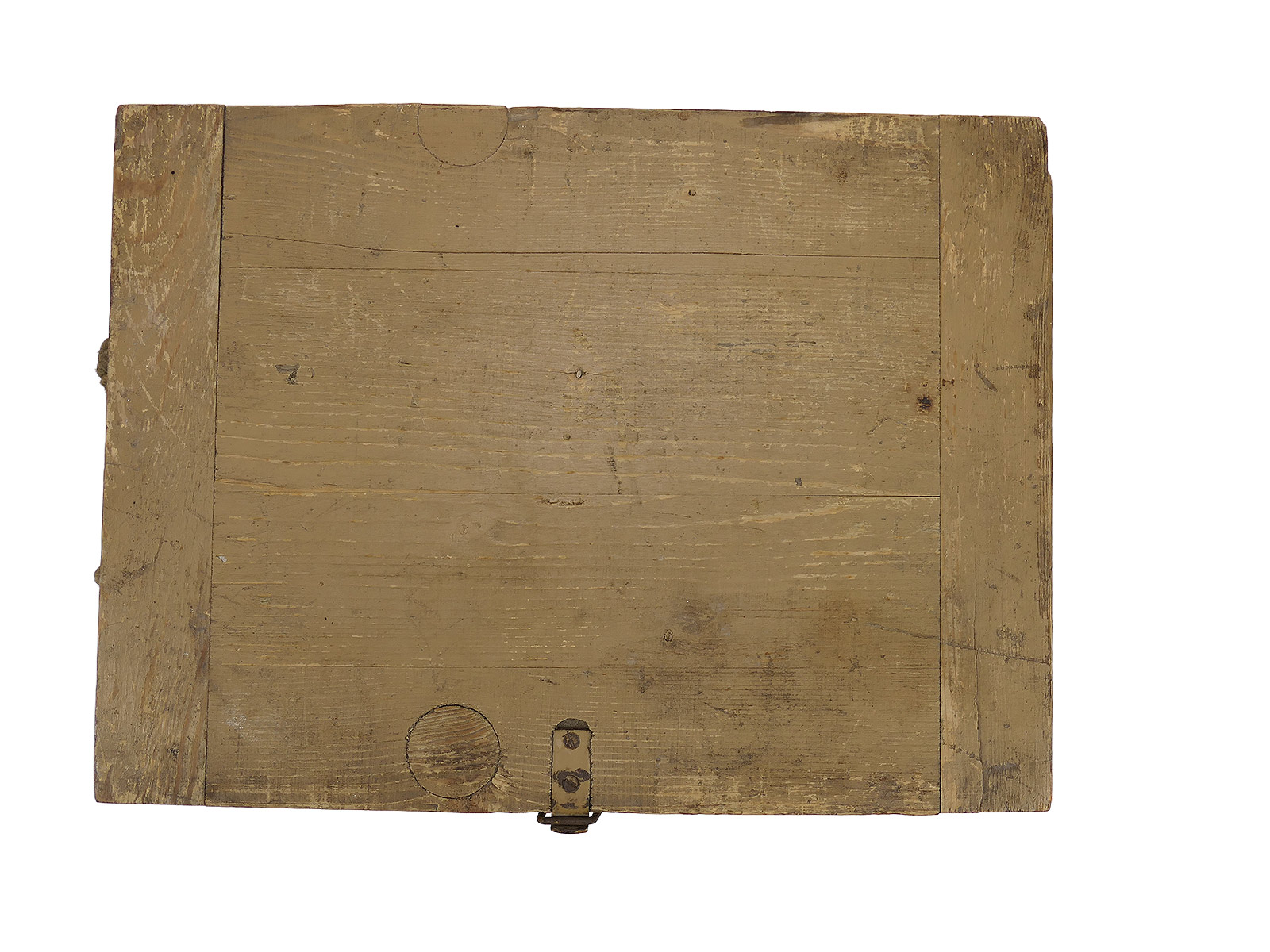 Luftwaffe ammunition box, wooden box, Luftwaffe ammunition box from 1943 onwards, original colour