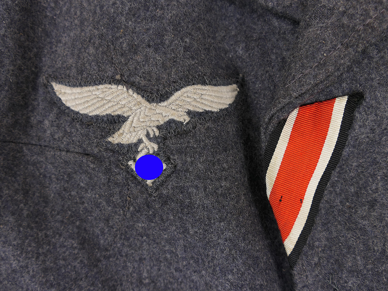 WW2 Original Luftwaffe Pilot’s Jacket, Sergeant, Anti-Aircraft Artillery, Uniform, COLLECTION, BATTLE-WORN