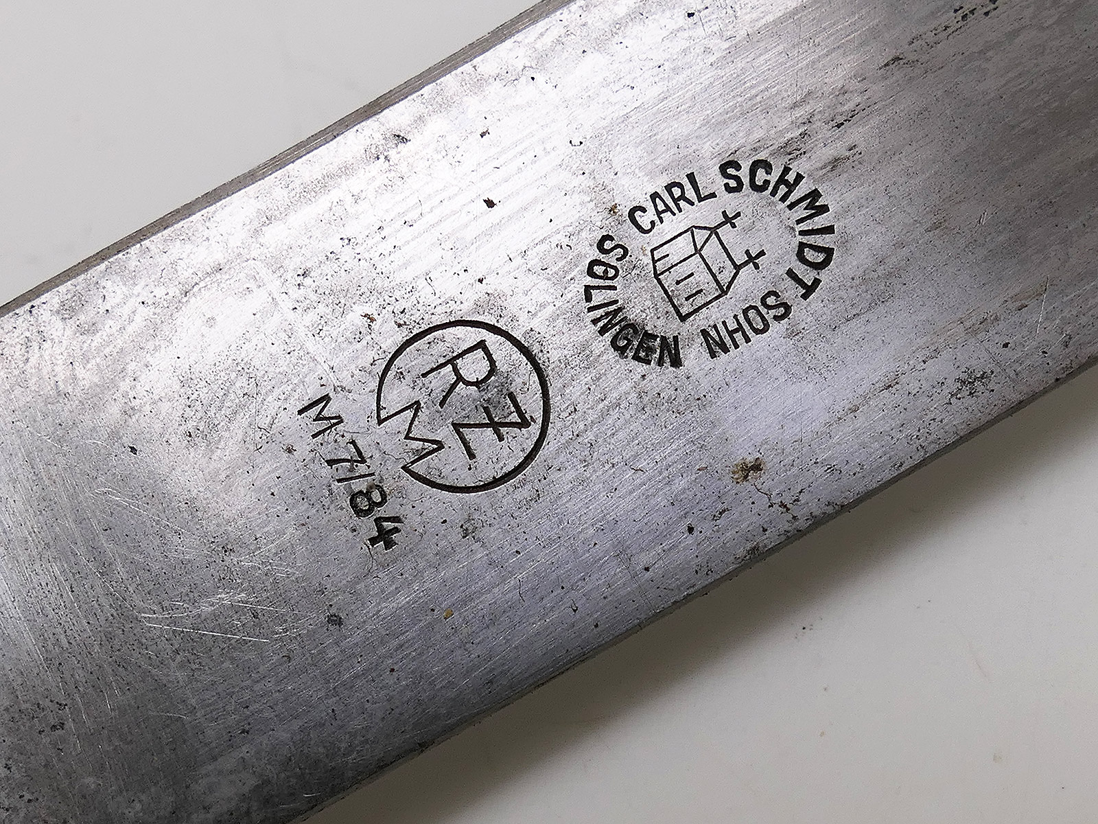 Original HJ hiking knife, co-manufactured by RZM M7/84 and Carl Schmidt Solingen, 1938 COLLECTION
