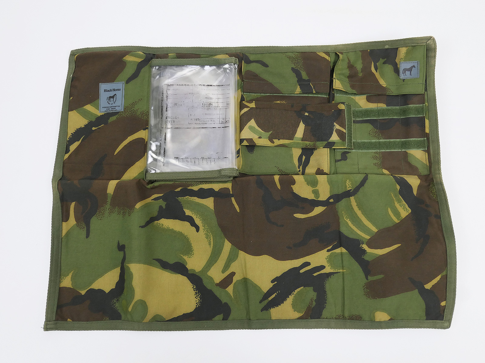 US ARMY Black Horse DPM Map Case Waterproof woodland camouflage map case  US ARMY Black Horse DPM Map Case Waterproof woodland camouflage map case