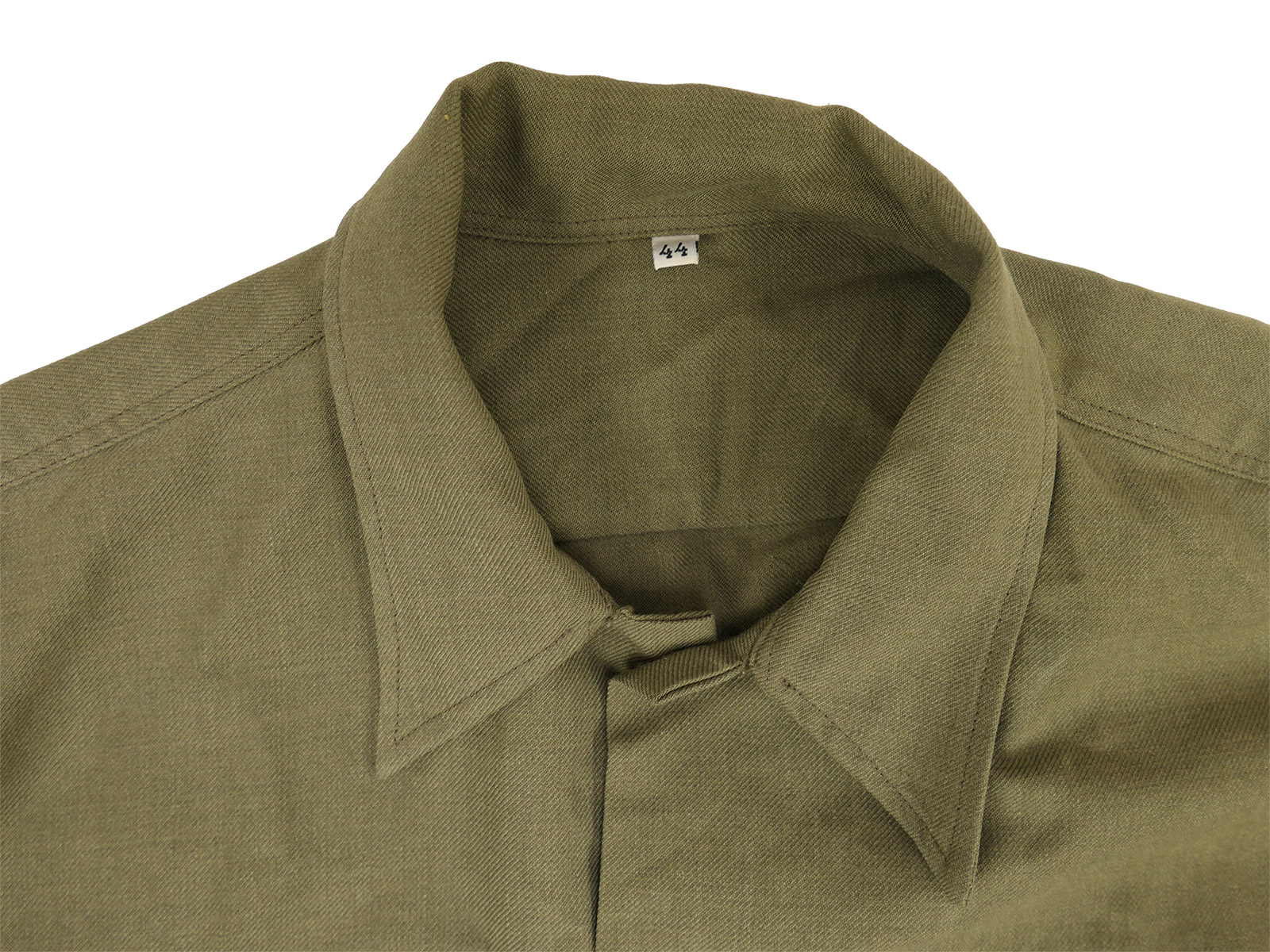 Single piece US Army WW2 field shirt M37 Enlisted Men size L