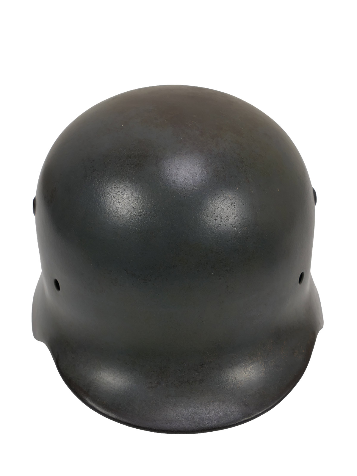 Original Wehrmacht / Luftwaffe steel helmet GLOCKE M35 DD SE62, antique, COLLECTION, battle-worn