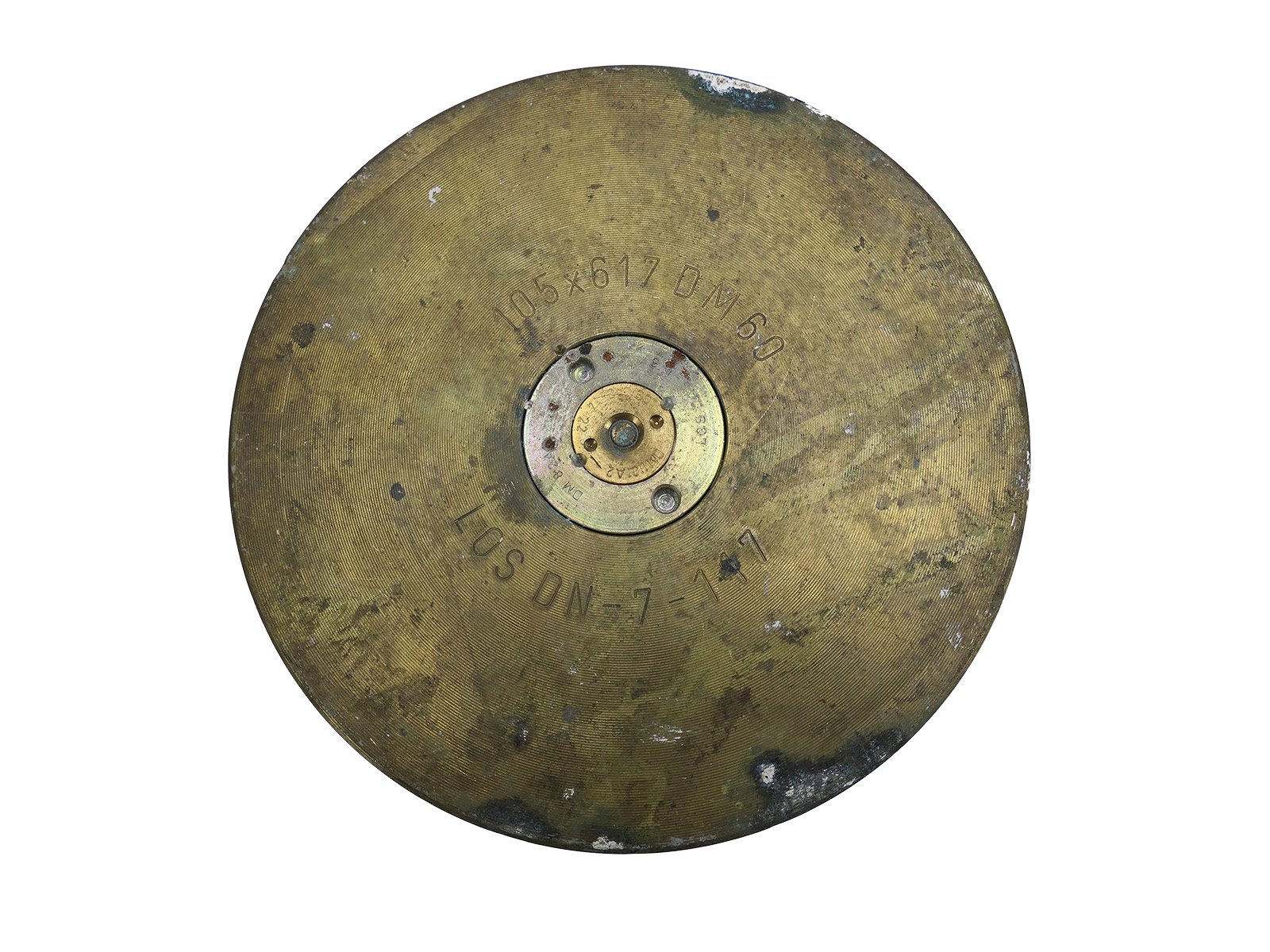 Original 105mm brass cartridge case – tank-themed decorative umbrella stand – COLLECTION