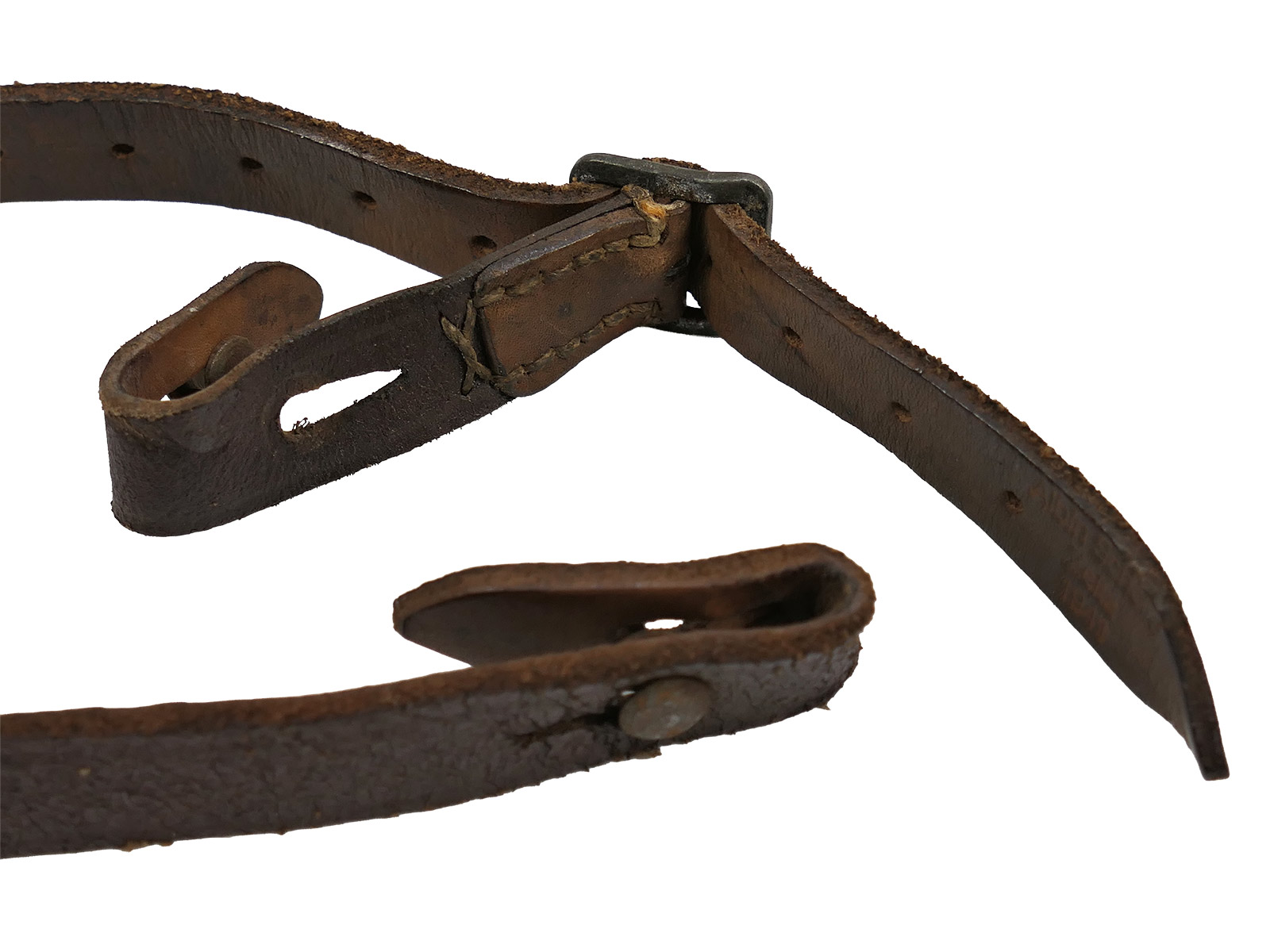 One-off vintage antique chin strap for Luftwaffe steel helmets – helmet lining M35, M40, M42 COLLECTION