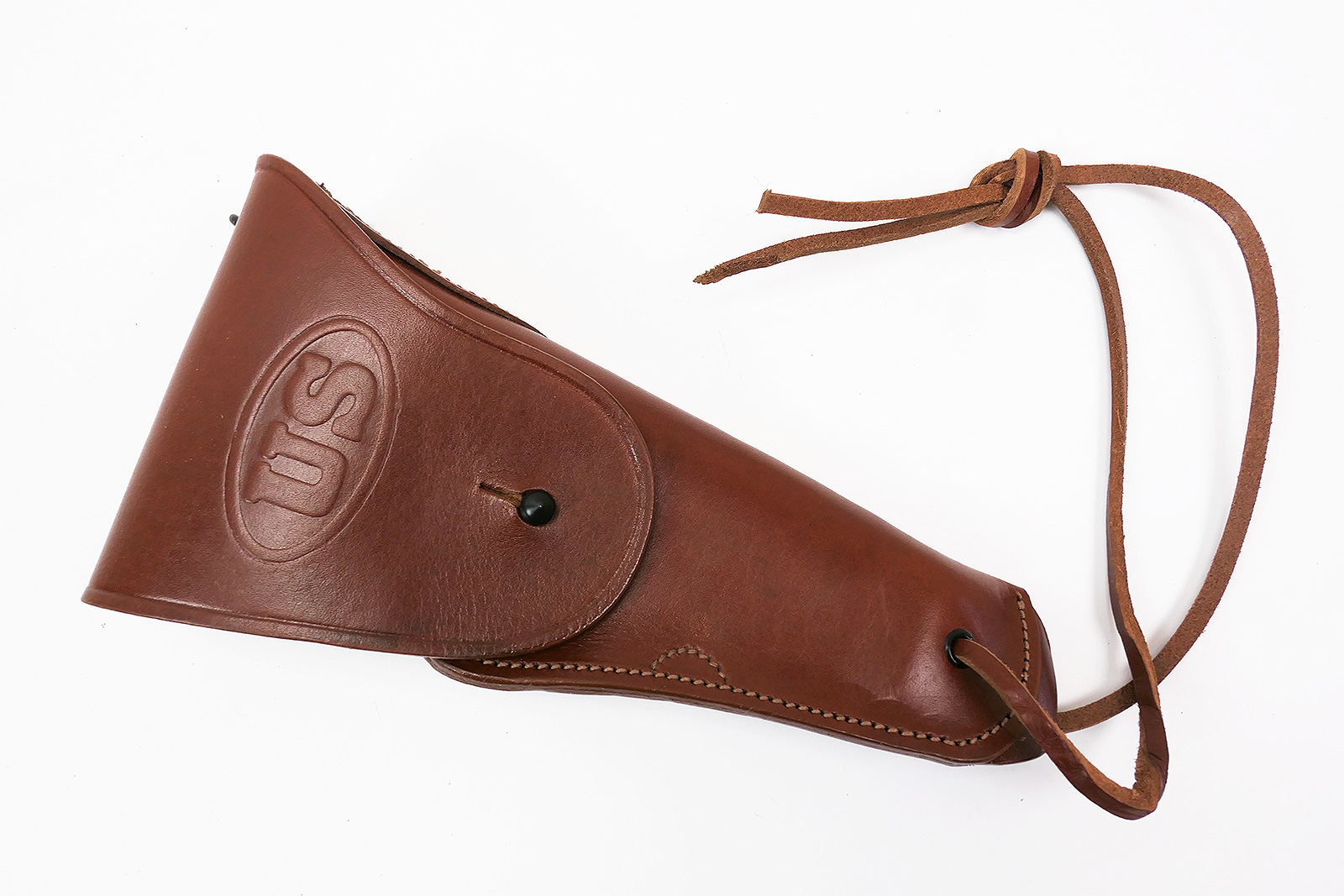 US Colt 1911 pistol holster brown leather holster