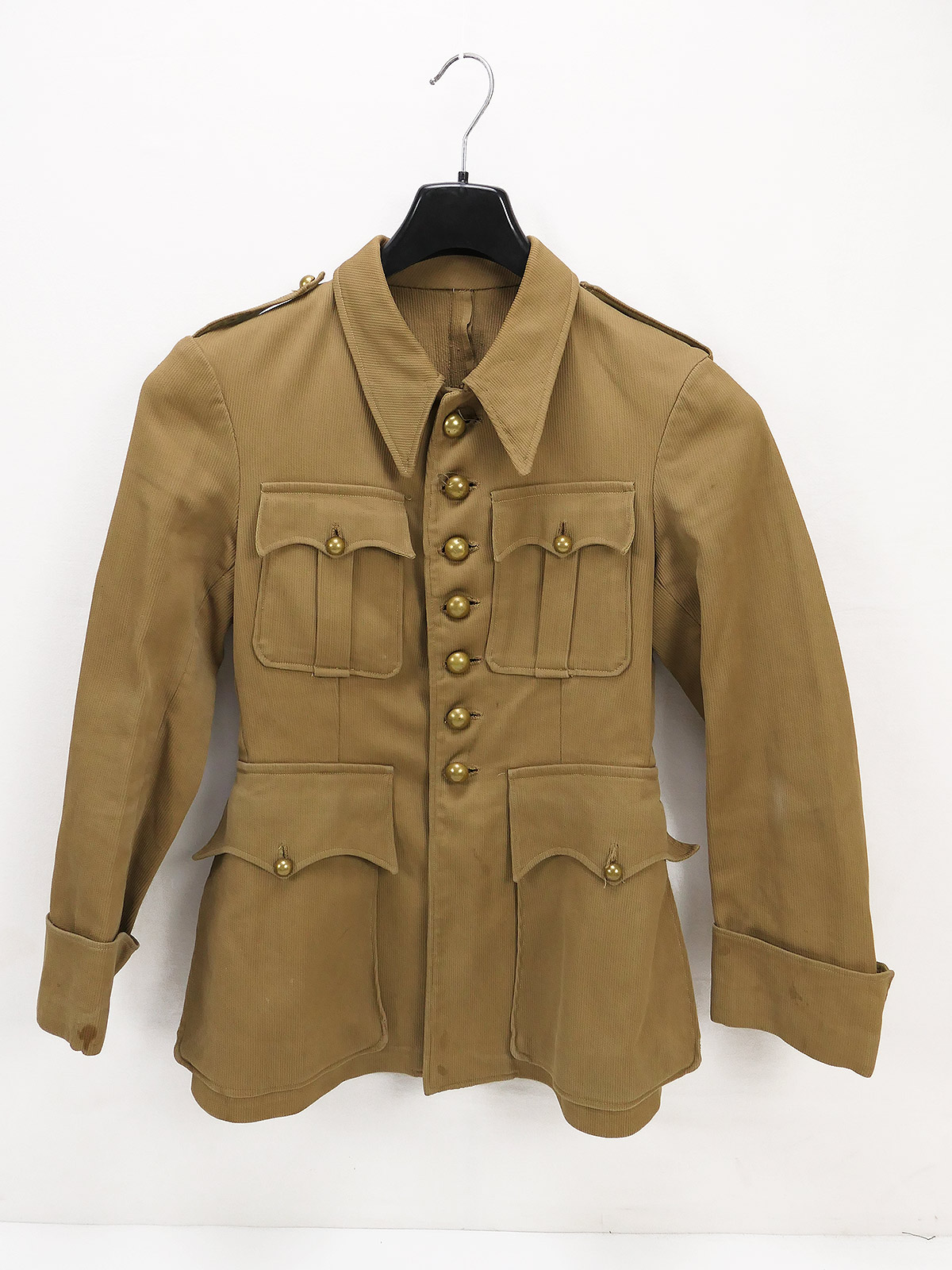 France Khaki Uniform Jacket Officer French Army Heavy Duster