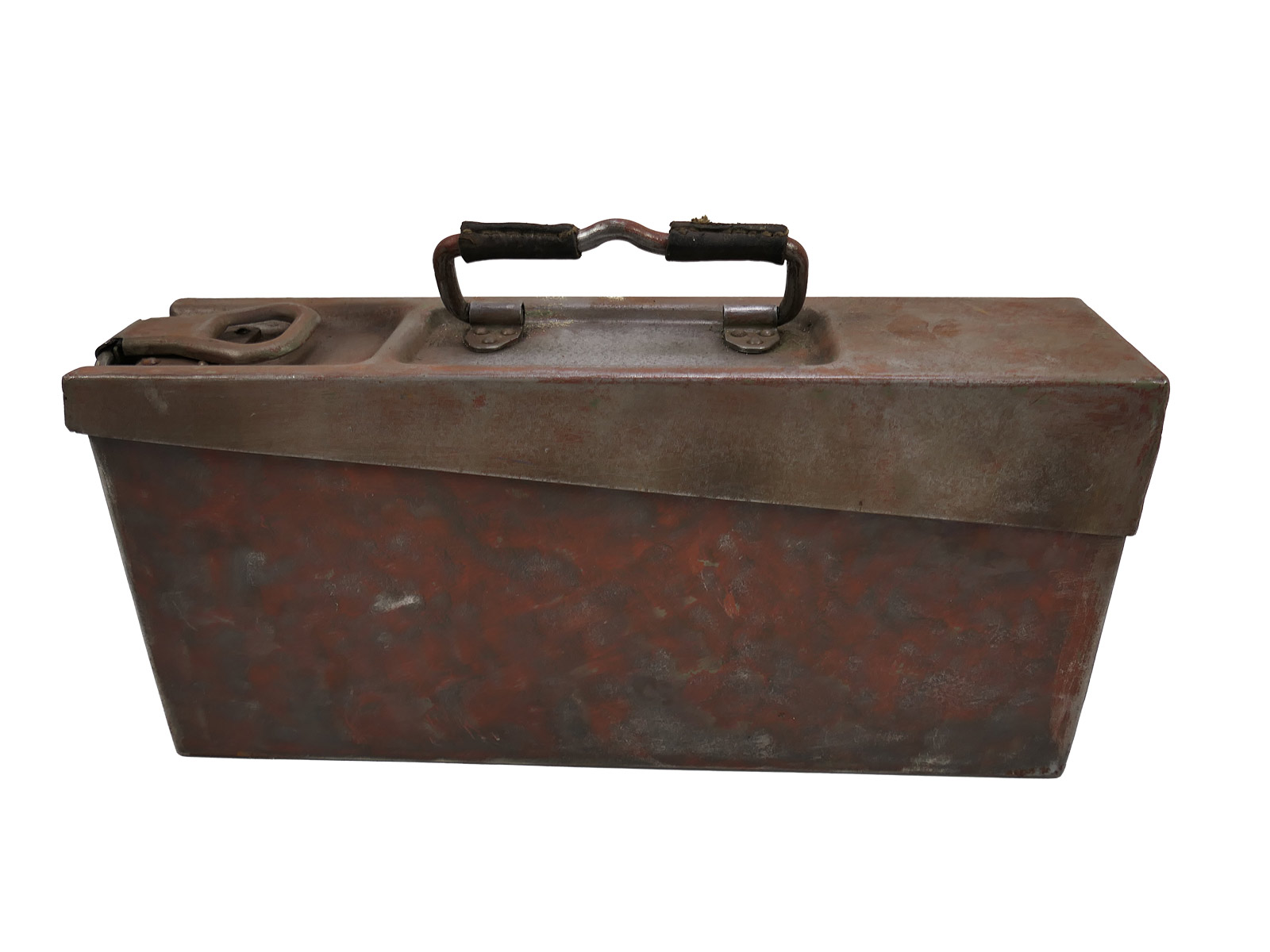 #2/ Wehrmacht MG 34/42-type ammunition box 41, belt box – BATTLE WORN