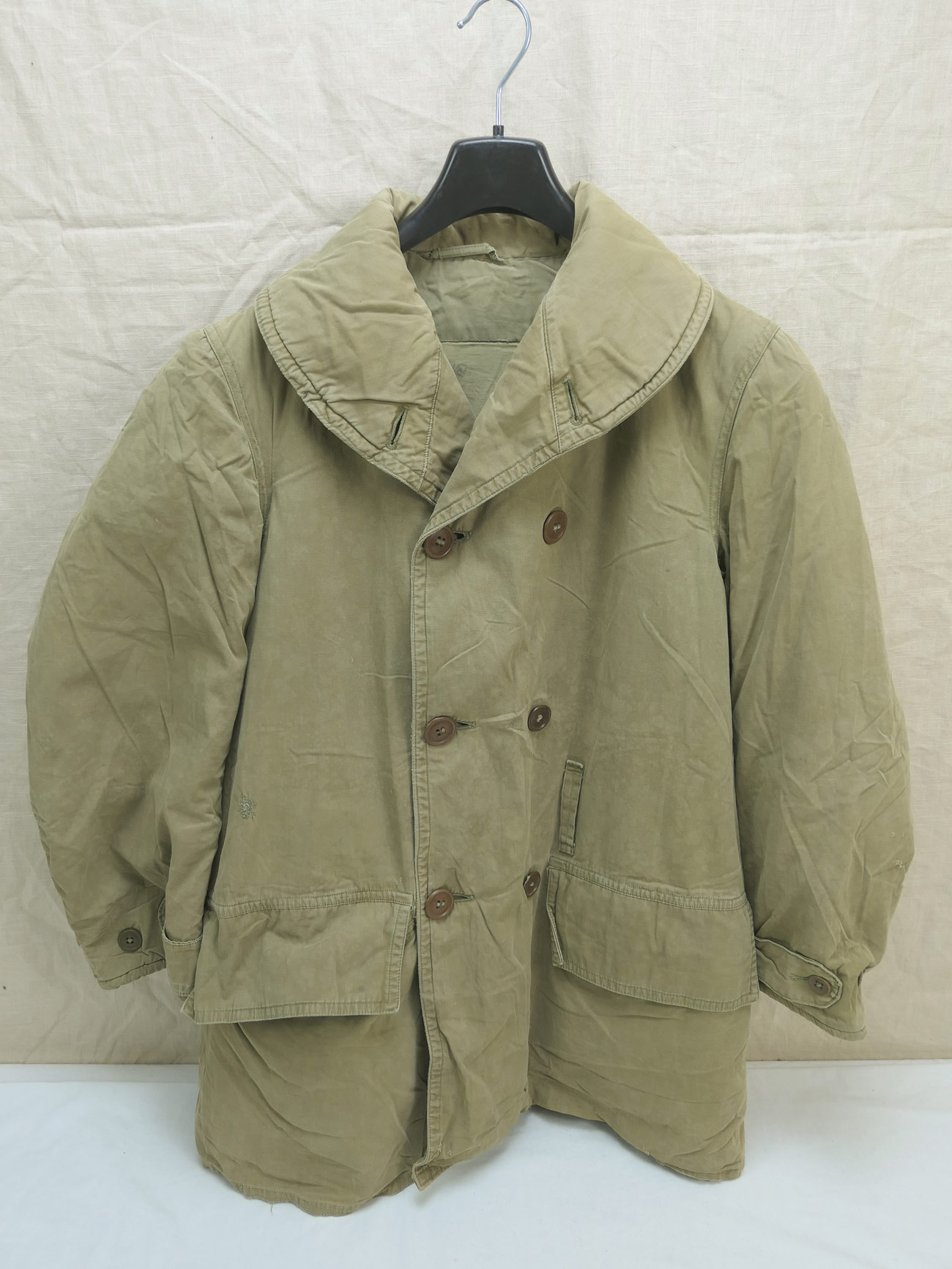 ORIGINAL US WW2 Mackinaw Jacket winter over coat Jeep Jacket Coat Size Small