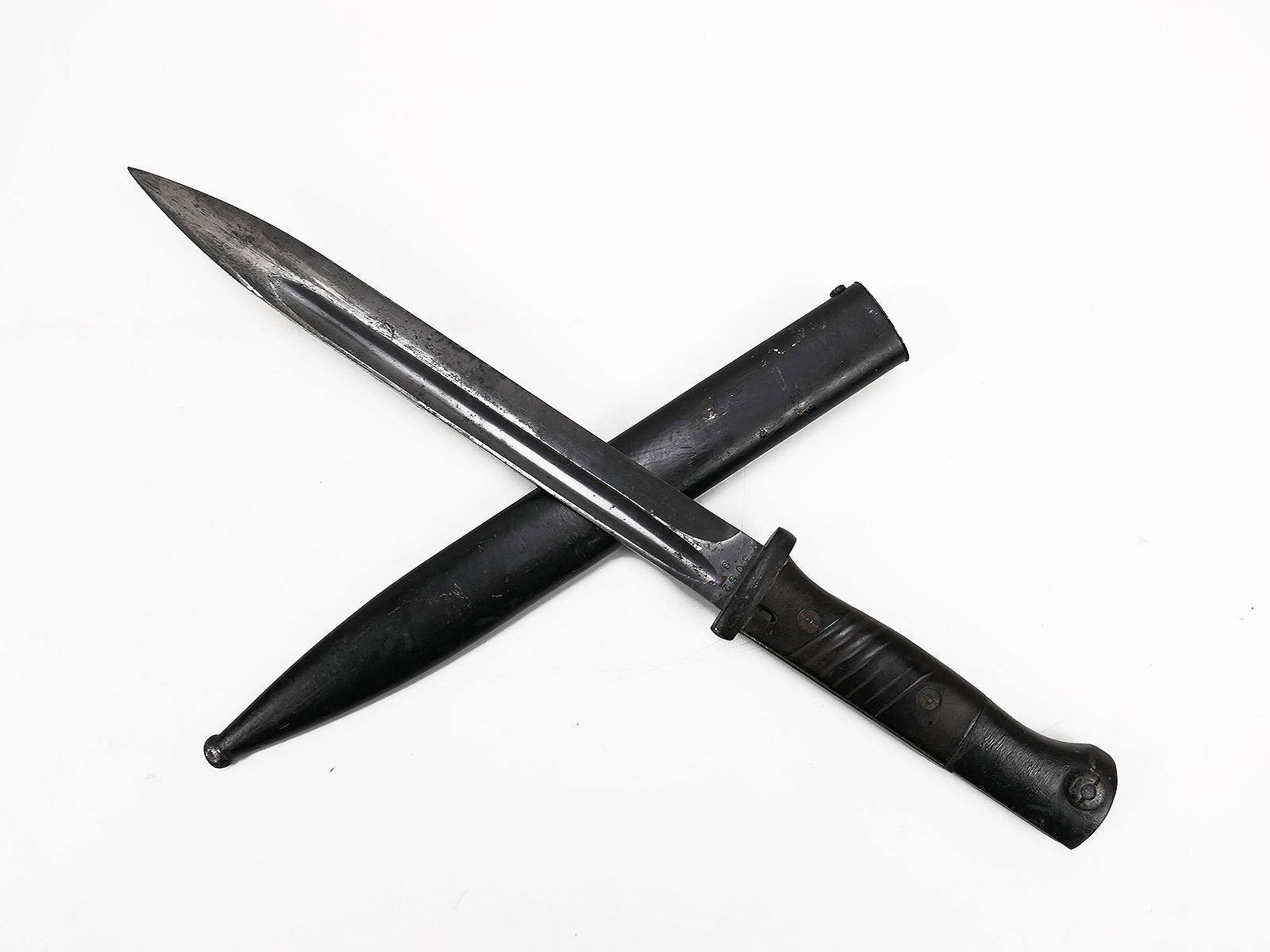 #A7 Wehrmacht bayonet M84/98 Coppel GmbH carbine K98 / sidearm with scabbard