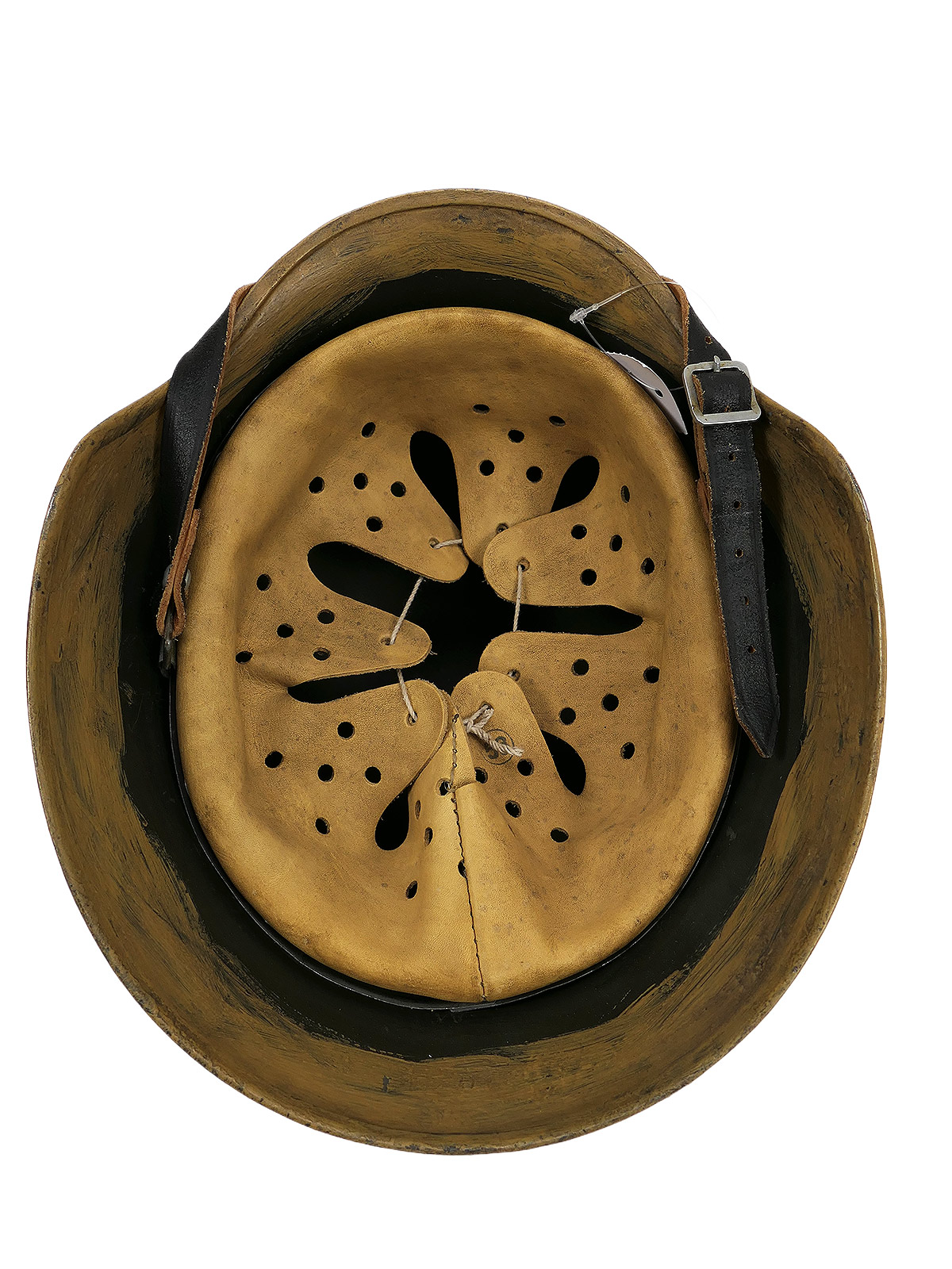 Wehrmacht DAK Afrika Korps steel helmet, TYPE M35, with helmet lining, size 58, tropical helmet, BATTLE-WORN