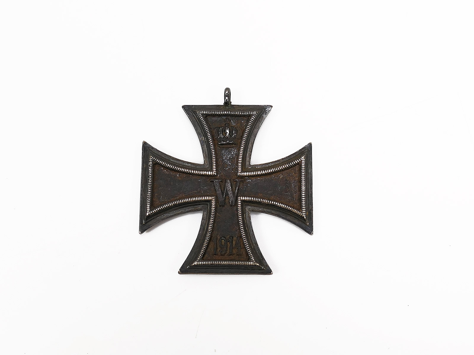 #J/ Original WWI Iron Cross 2nd Class 1914 / 1813 EK2 with maker's mark 