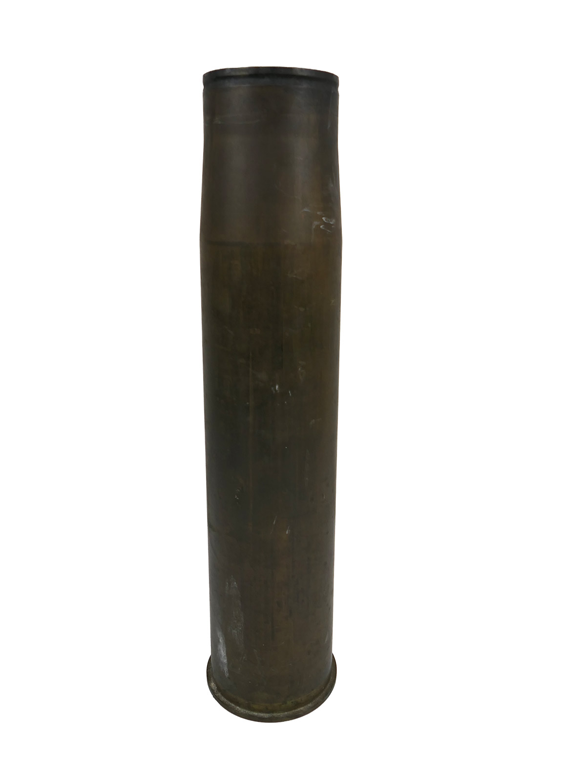 Original 105mm brass cartridge case – tank-themed decorative umbrella stand – COLLECTION