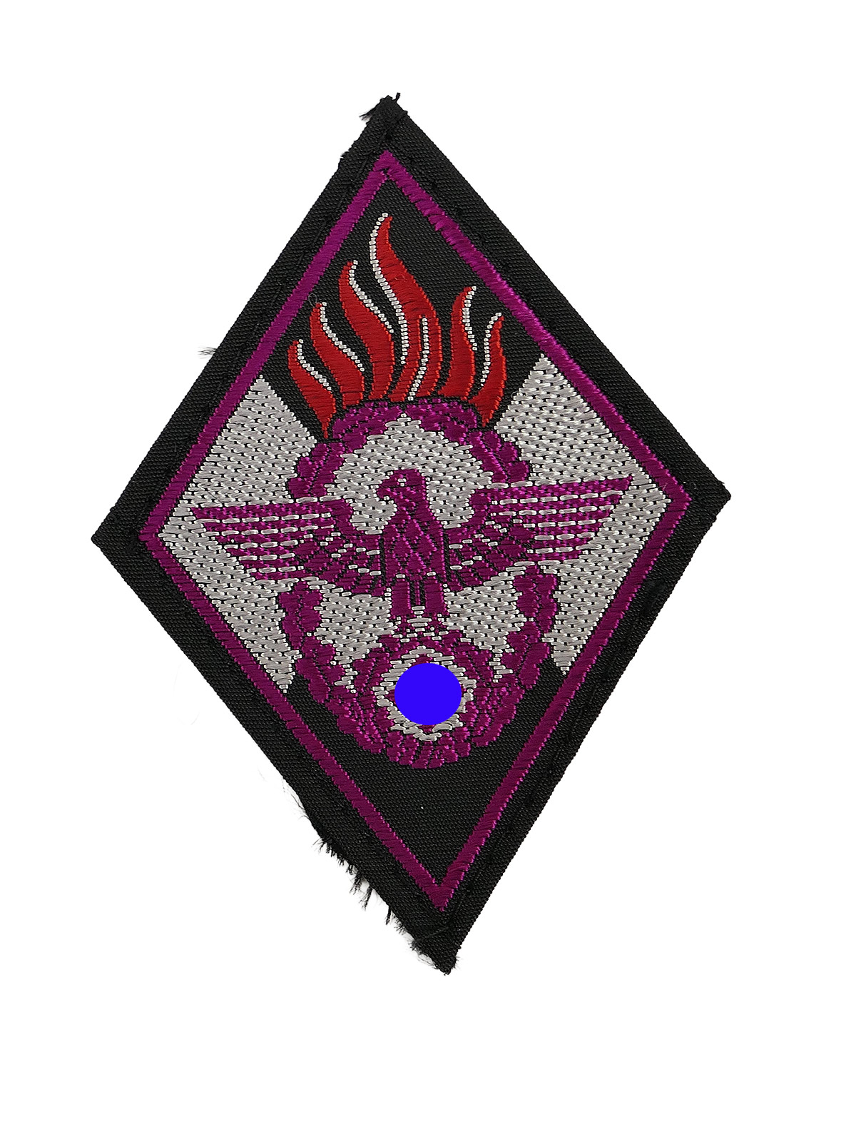 HJ Fire Brigade Badge – Hitler Youth sleeve badge, machine-woven