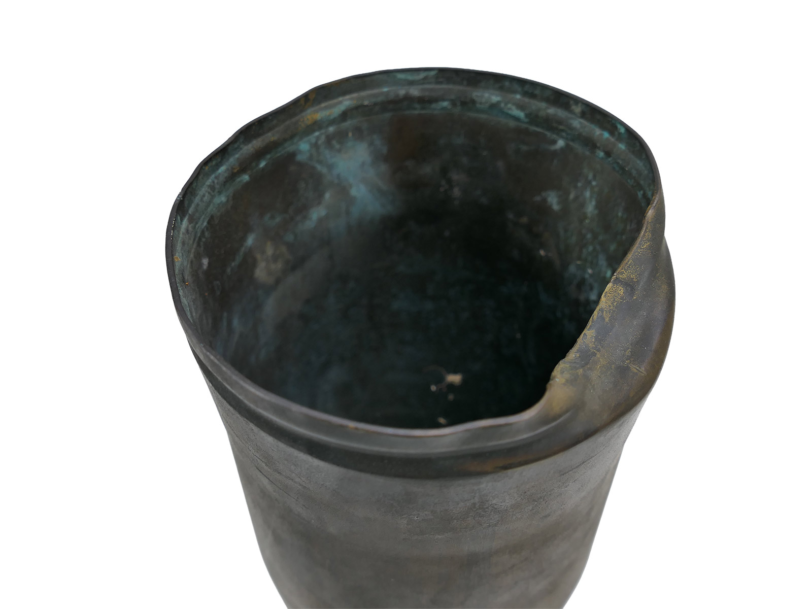 Original 105mm brass cartridge case – tank-themed decorative umbrella stand – COLLECTION