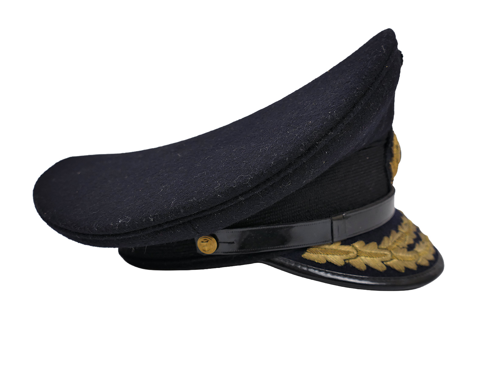 Antique naval cap ‘ADMIRAL’ with original trimmings (cap eagle and cockade) COLLECTION