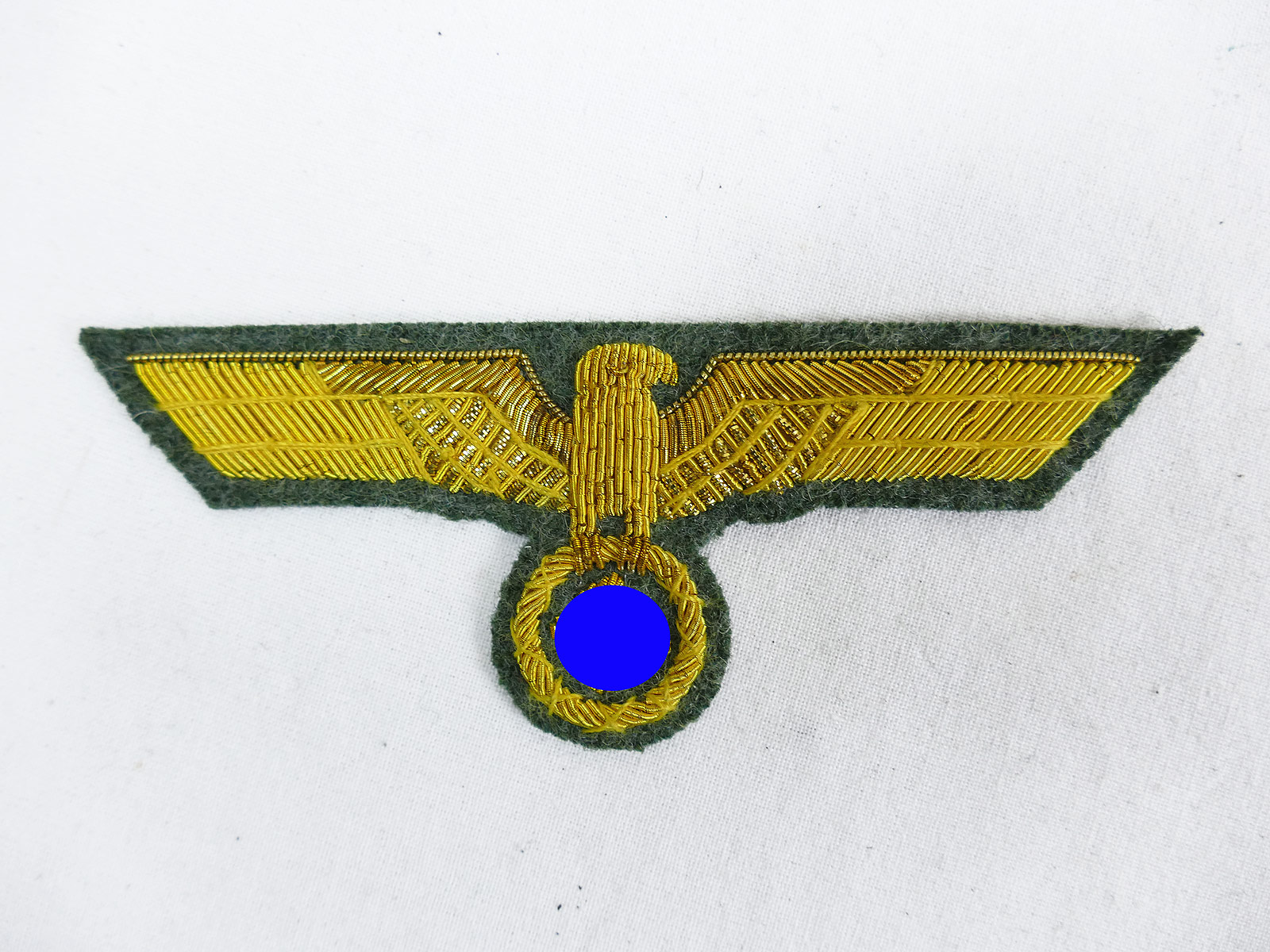 P1080738 Wehrmacht General Brustadler M40 gold thread embroidered for field blouse service skirt Generalit