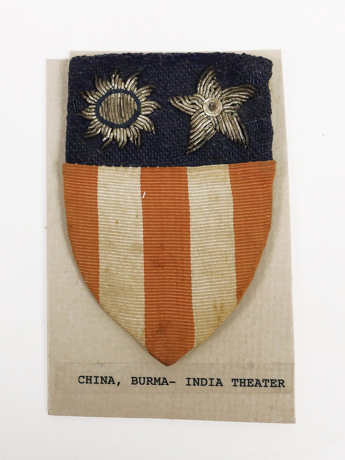 P1705214 Original US ARMY WW2 Insignia Badge China Burma India Theater Patch - U.S. Command / Special Units