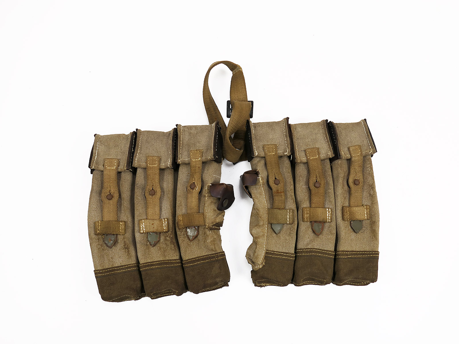 #Z1 Wehrmacht 2x magazine pouch assault rifle 44 STGW44 MP44 BLUE thread