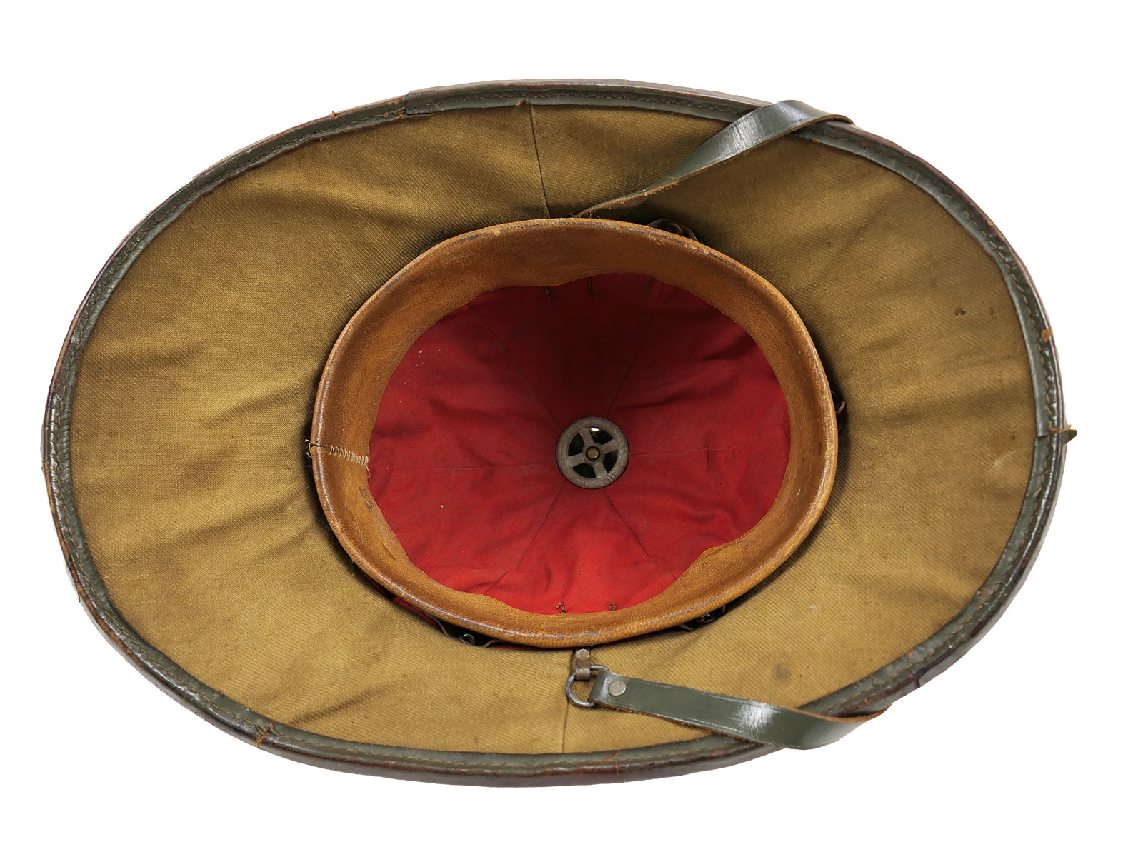 Original tropical helmet, Afrikakorps, Carl Halfar, Wehrmacht, DAK, with dust goggles – COLLECTION