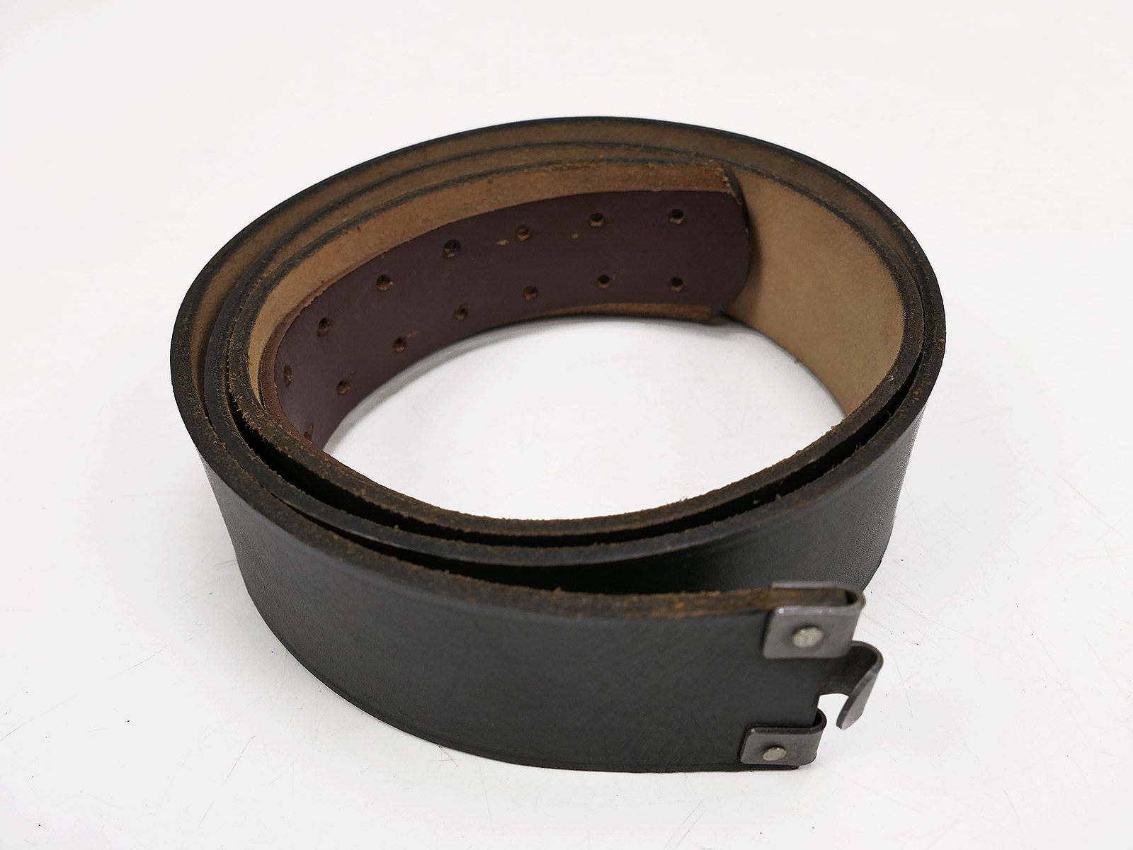Vintage leather belt / belt strap, 120cm, COLLECTION BATTLE WORN
