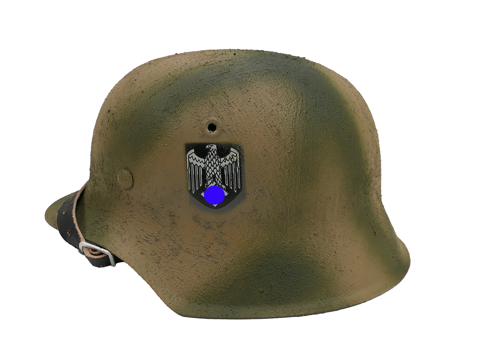 #B/ Wehrmacht Normandy camouflage SD steel helmet M42, size 58/59