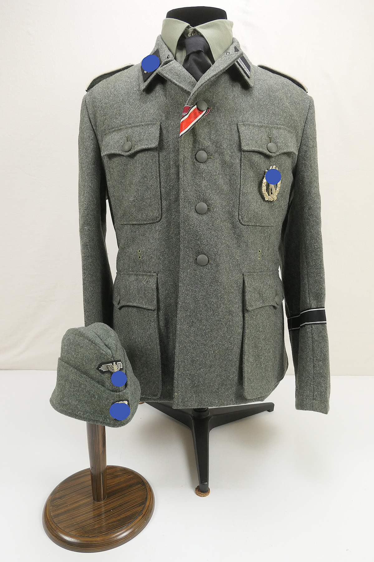 WSS LAH Leibstandarte M40 field blouse uniform Rottenführer - Size: M