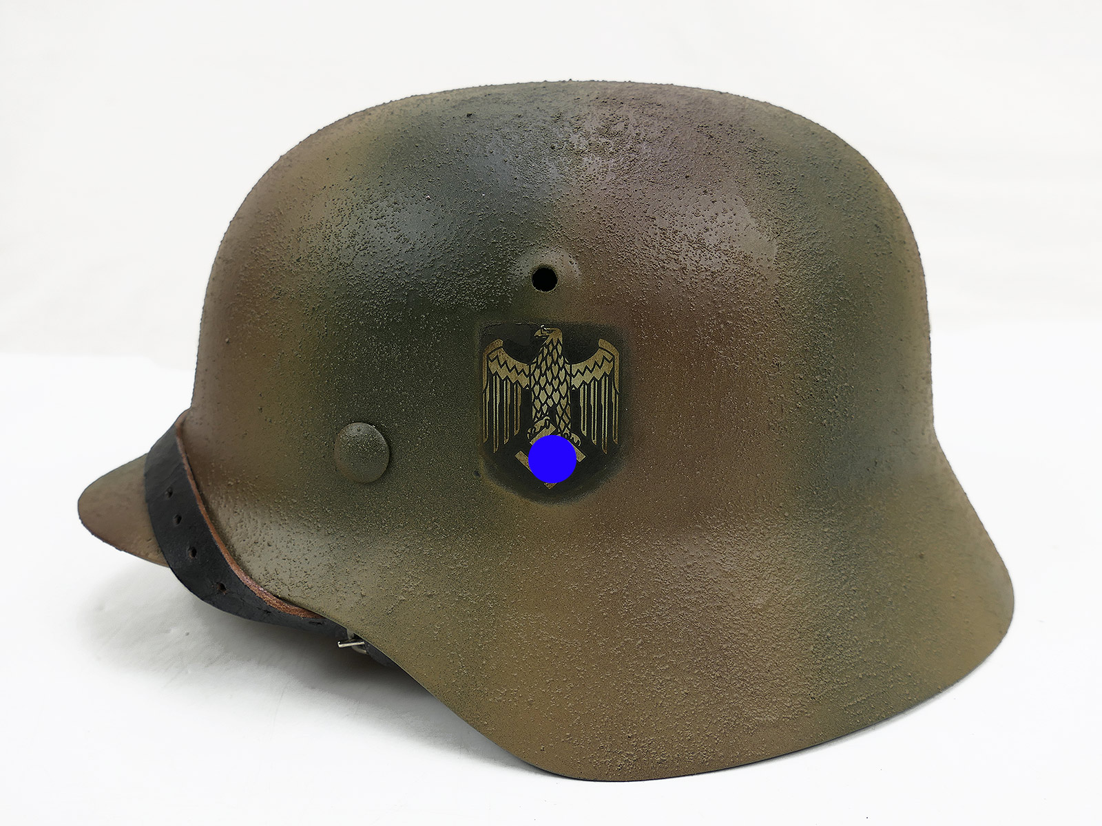 #92 Wehrmacht Normandy camouflage steel helmet M35 M40 rough camouflage helmet size 59/60
