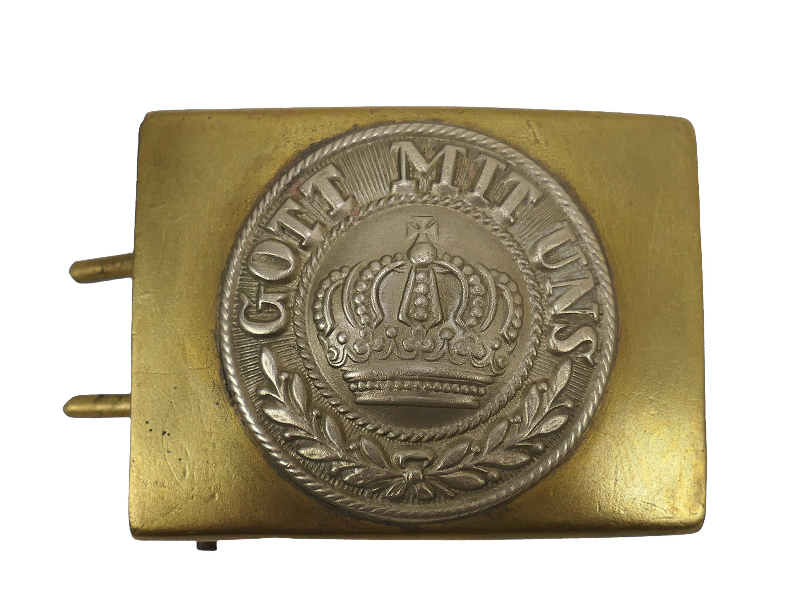 WK1 Imperial Original Belt 100 – Belt with ‘God with Us’ buckle COLLECTION BATTLE WORN