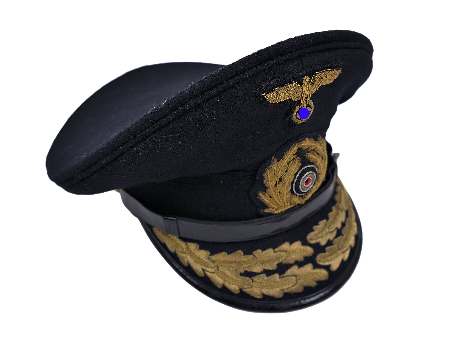Antique naval cap ‘ADMIRAL’ with original trimmings (cap eagle and cockade) COLLECTION
