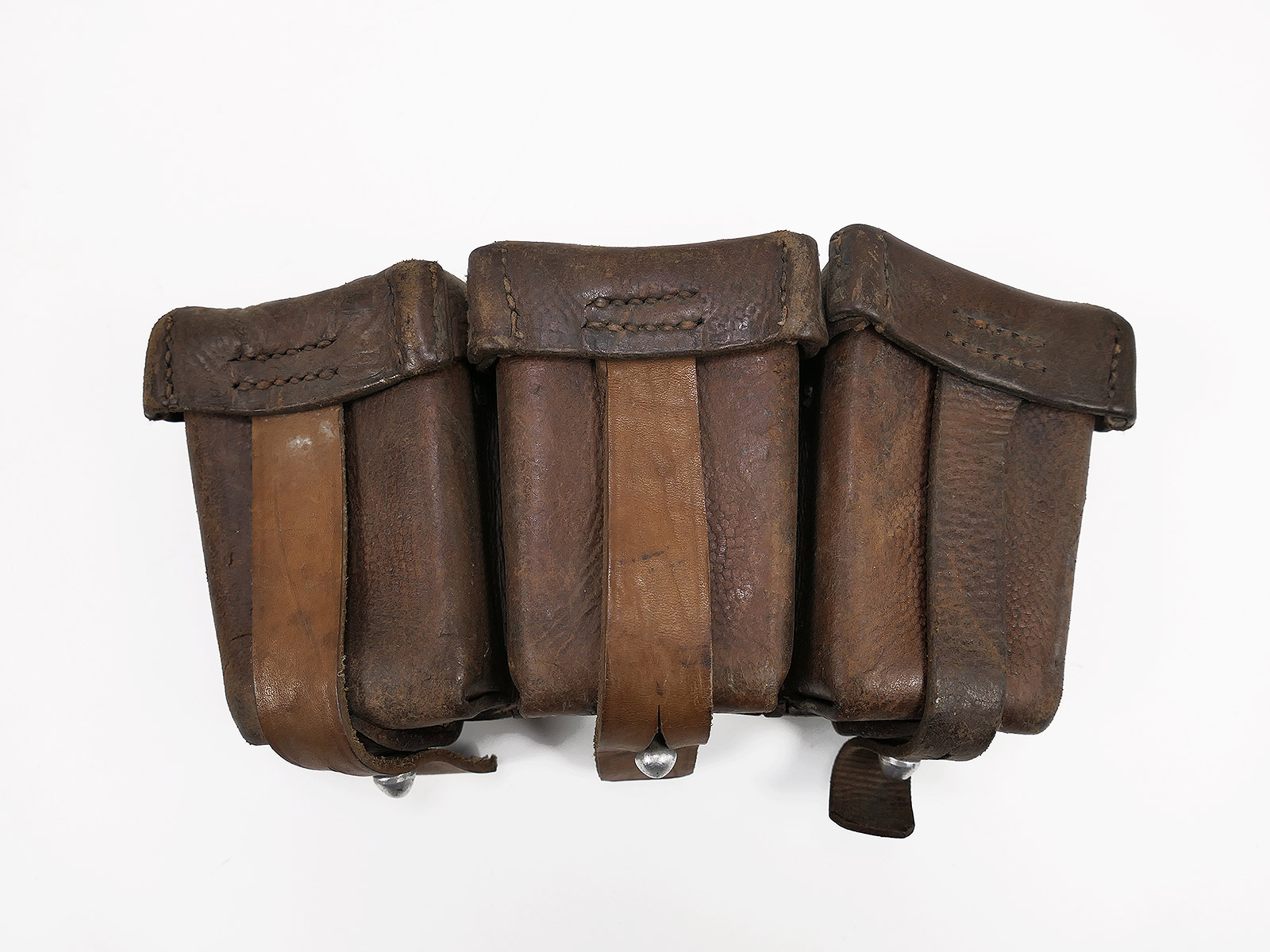 #J Carbine K98 3 cartridge pouch BRAUN ORIGINAL Luftwaffe / Tropics / Africa Corps