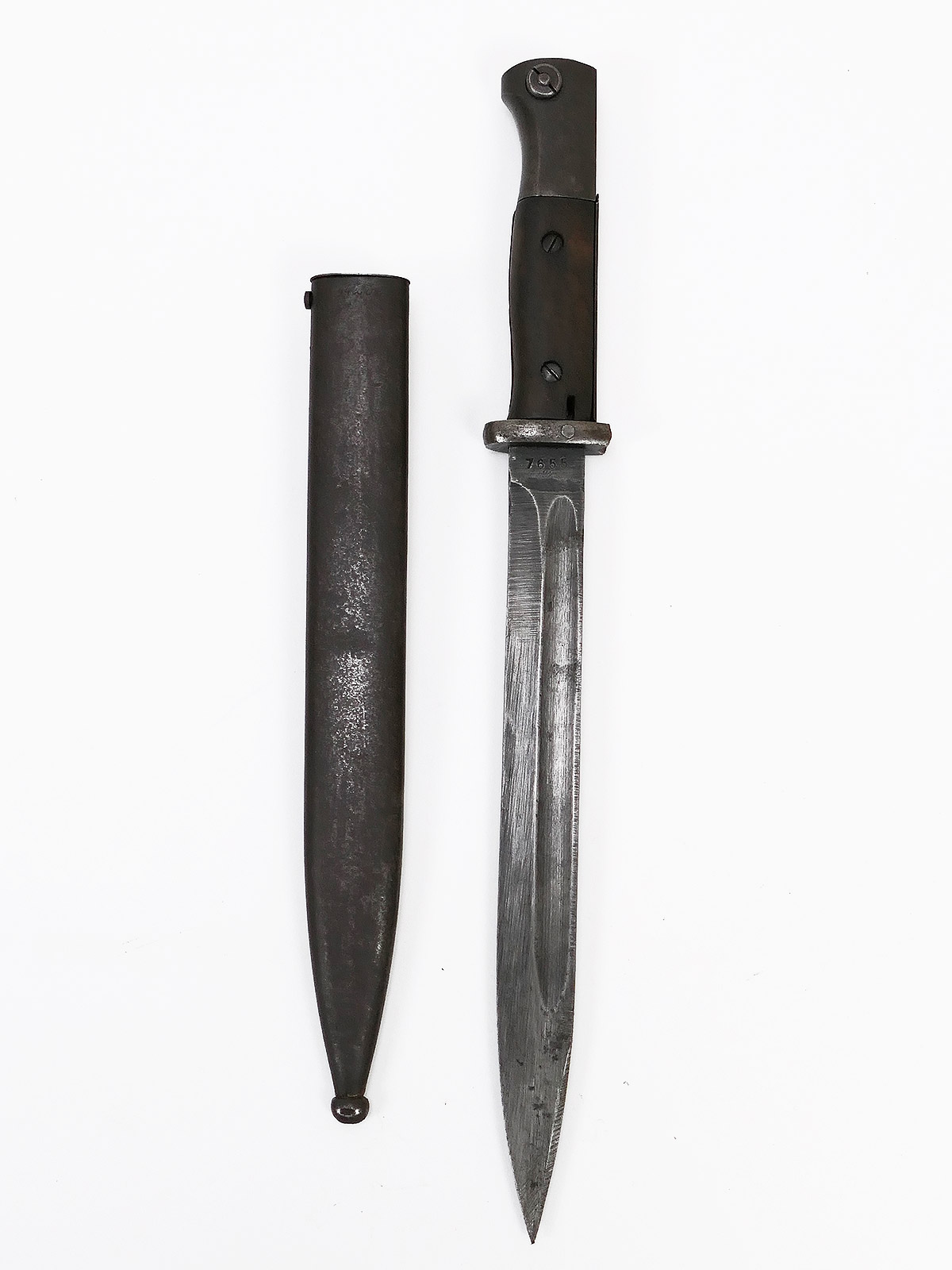 Wehrmacht bayonet M84/98 K98 / sidearm 44 cvl with scabbard