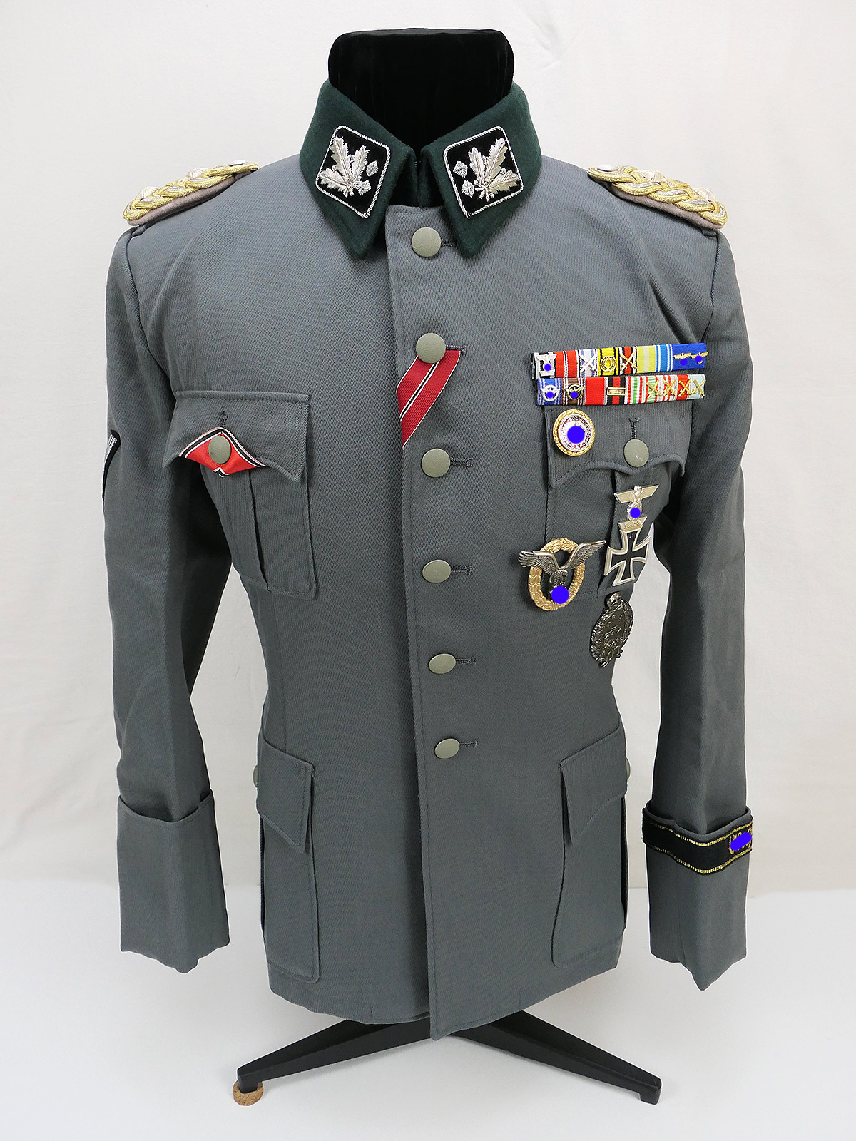 Uniform Waffen SS gabardine field blouse SS Obergruppenführer Sepp Dietrich Leibstandarte A.H.