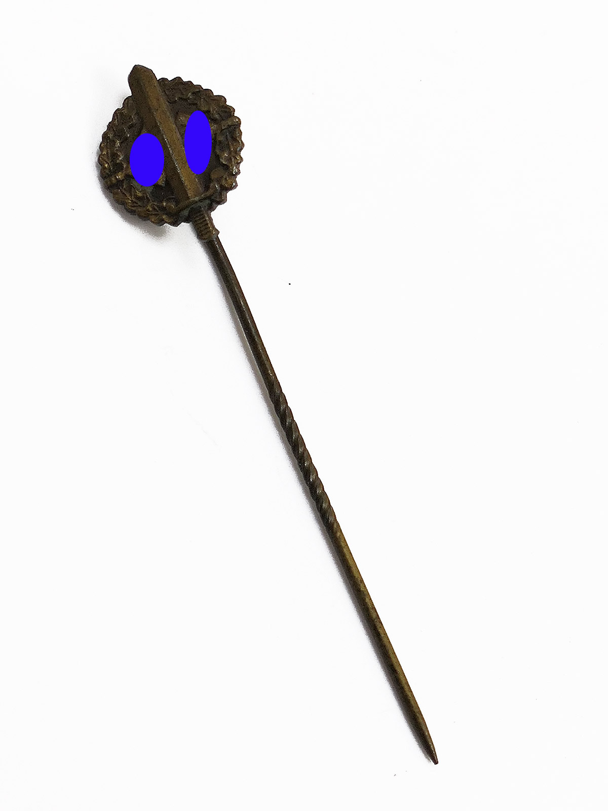  Miniature SA Sports Badge (Bronze), marked pin, sports badge, insignia 