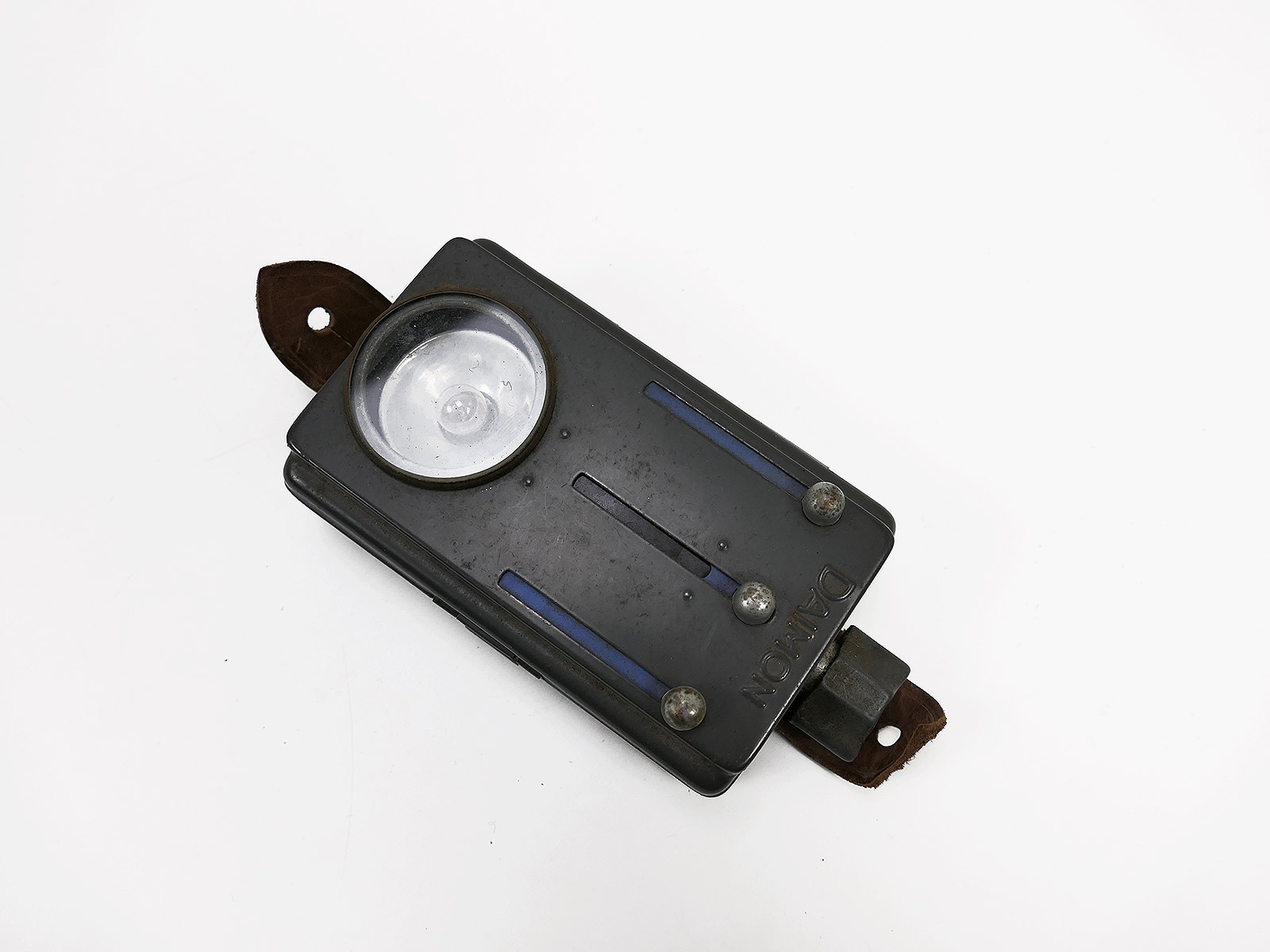 Old antique torch type Wehrmacht with filters and Morse code function