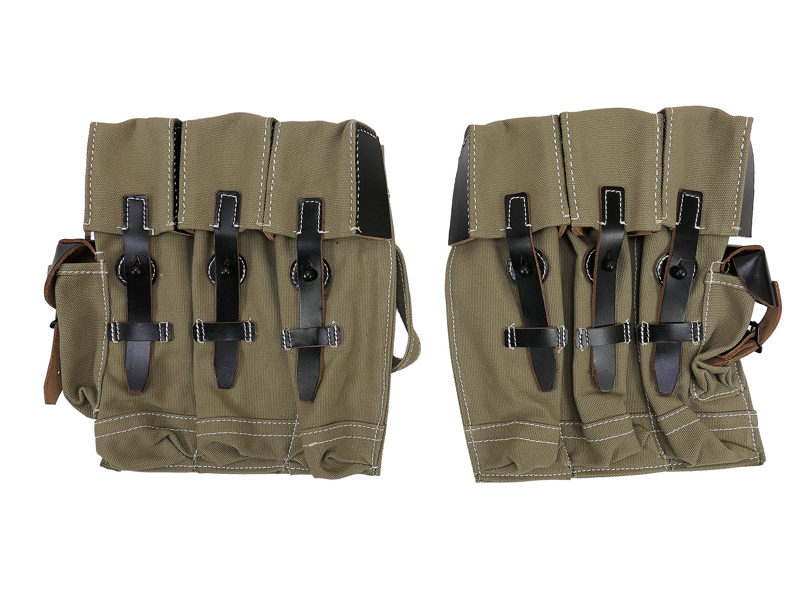 Wehrmacht 2x magazine pouch for the Sturmgewehr 44 – PAIR STGW44 MP44 MKB42 