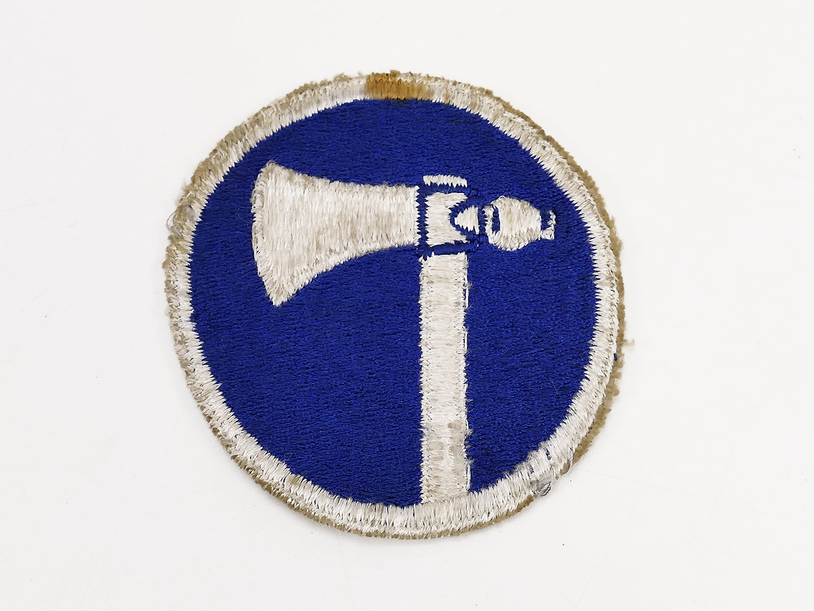 Original US Army WW2 Badge: U.S. XIX Corps Tomahawk Uniform – COLLECTION