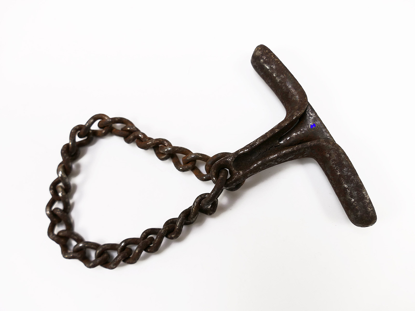 SS Hand Gag Gag Chain – Restraint, Display or Gag Chain – ANTIQUE