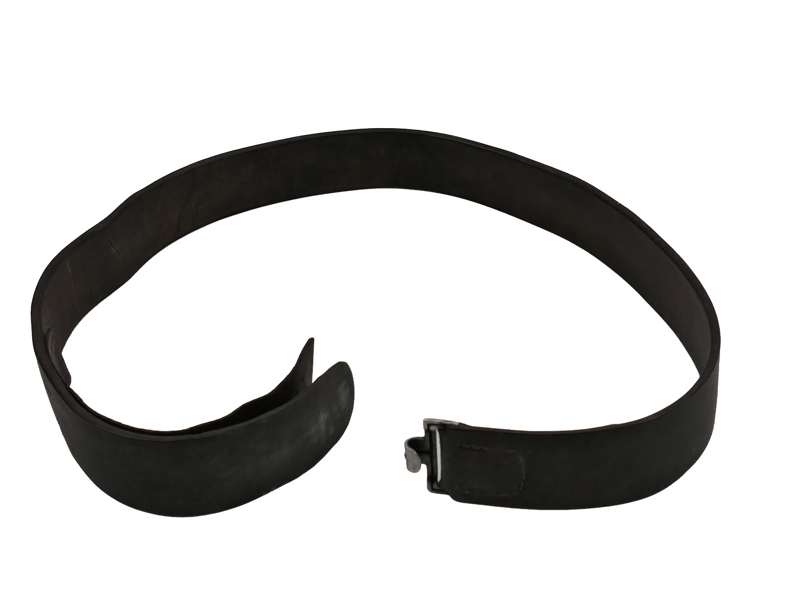 Wehrmacht / Luftwaffe belt / belt strap, leather belt, 98 cm, dated 1938, COLLECTION BATTLE WORN