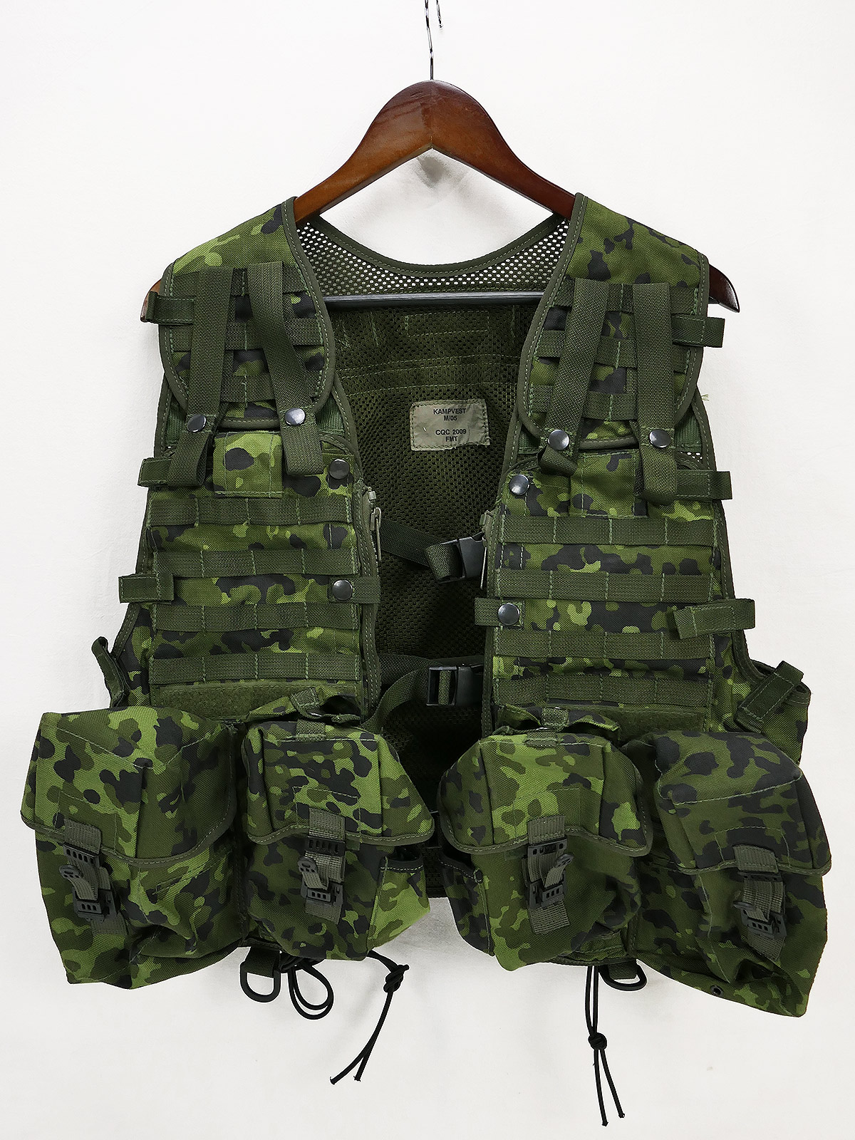 #C Danish CQC combat vest M/05 Kampvest Vest Denmark spotted camouflage