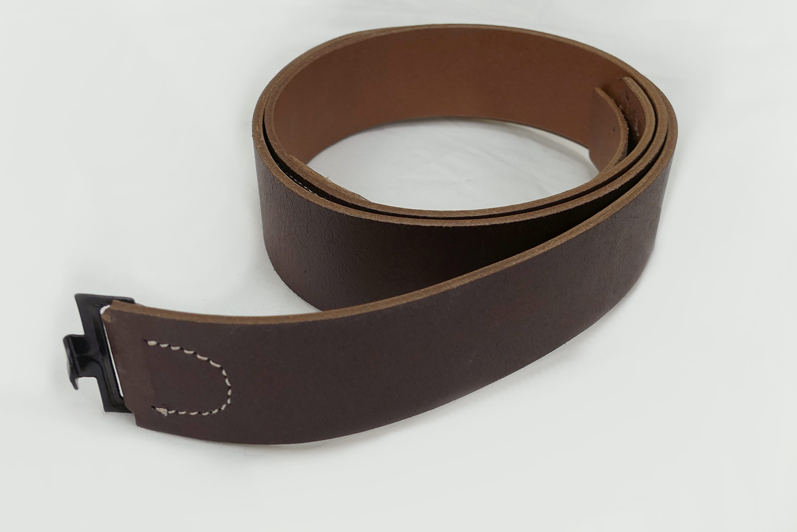 Luftwaffe LW WK2 belt leather belt brown Lederwerk Sadina 1940