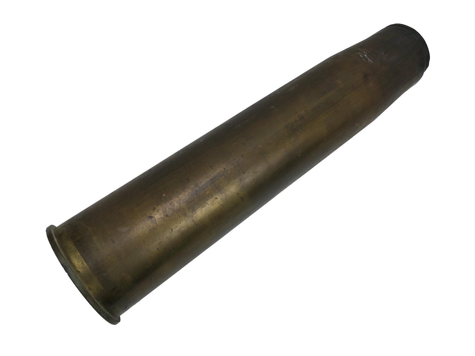 Original 105mm brass cartridge case – tank-themed decorative umbrella stand – COLLECTION