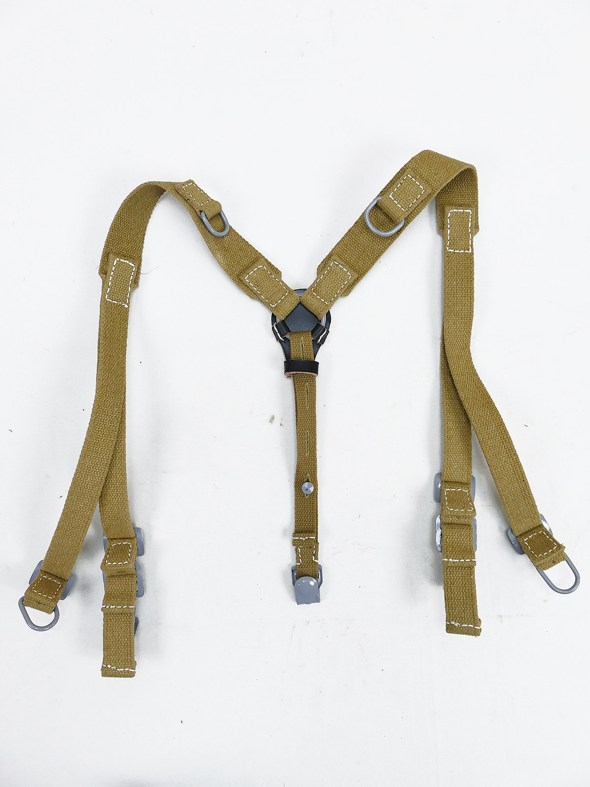 P1250368 Wehrmacht DAK Afrikakorps Tropical Web Y-strap belt carrier frame
