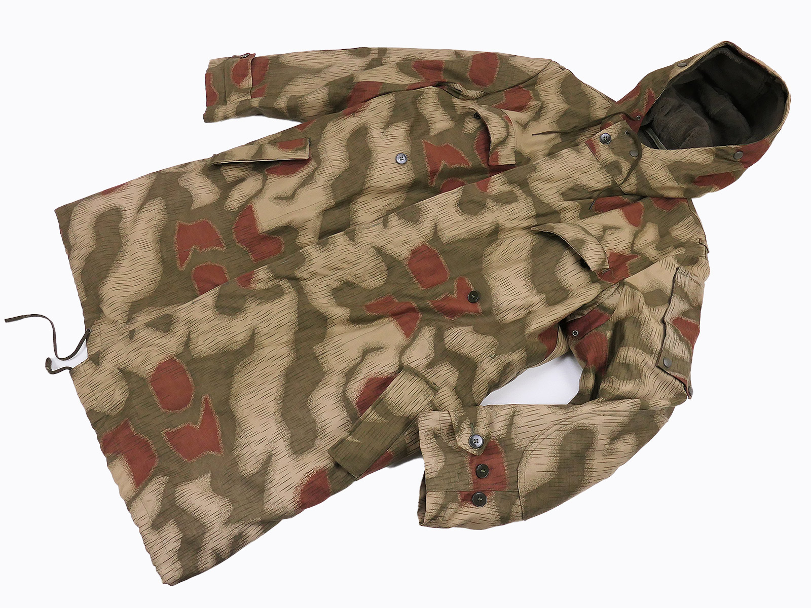 MINT BGS Bundesgrenzschutz Bund PARKA swamp camouflage size 54 with teddy lining
