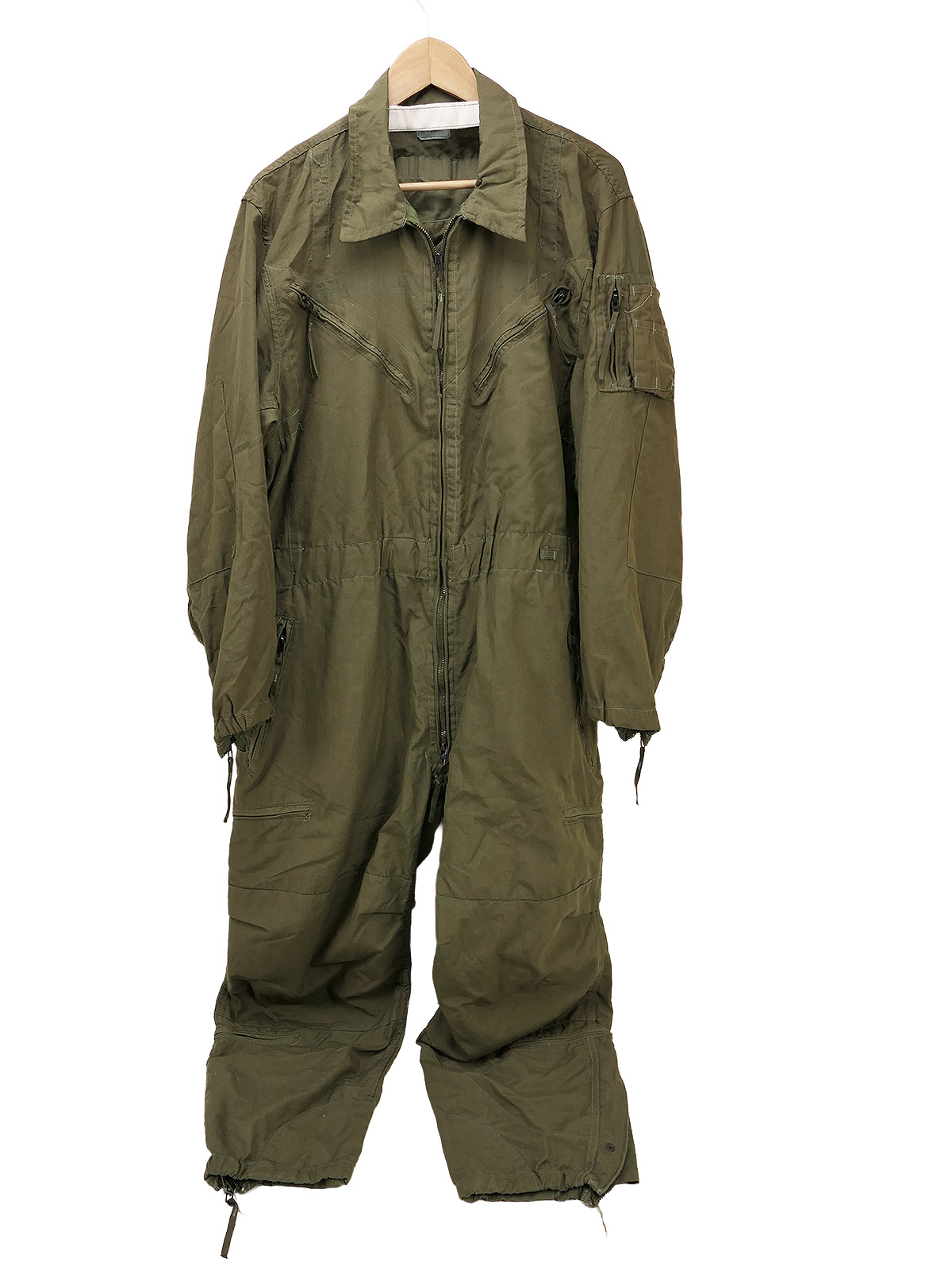US ARMY Olive Combat Vehicle Coveralls, Size Large