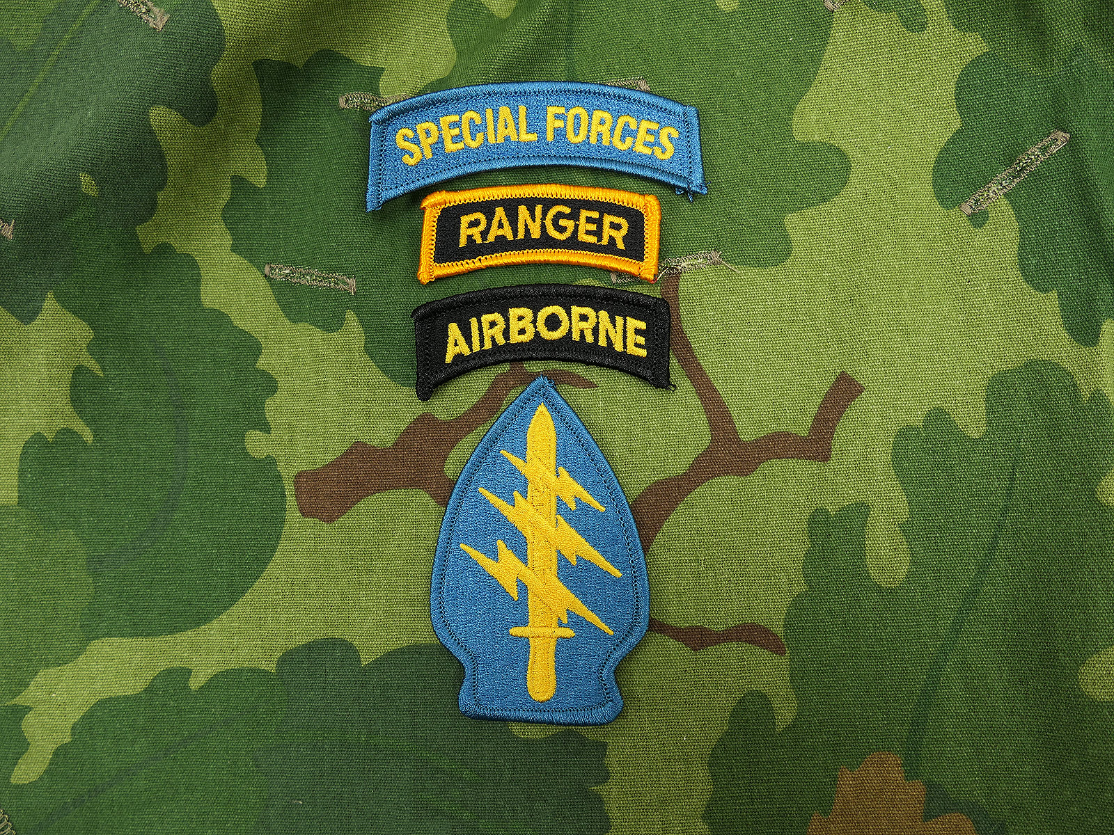 set of 4 Patch US Special Forces Ranger Airborne Patches Badge Vietnam set of 4 Patch US Special Forces Ranger Airborne Patches Badge Vietnam
