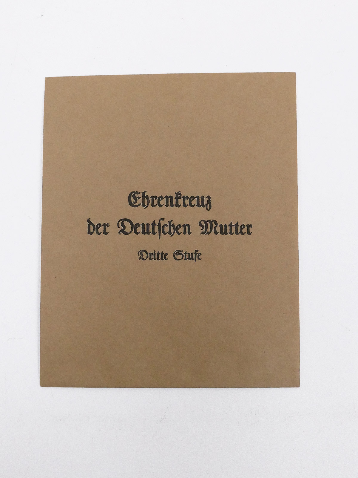 Award Bag for Orders + Decorations - Cross of Honor of the German Mother 3.degree