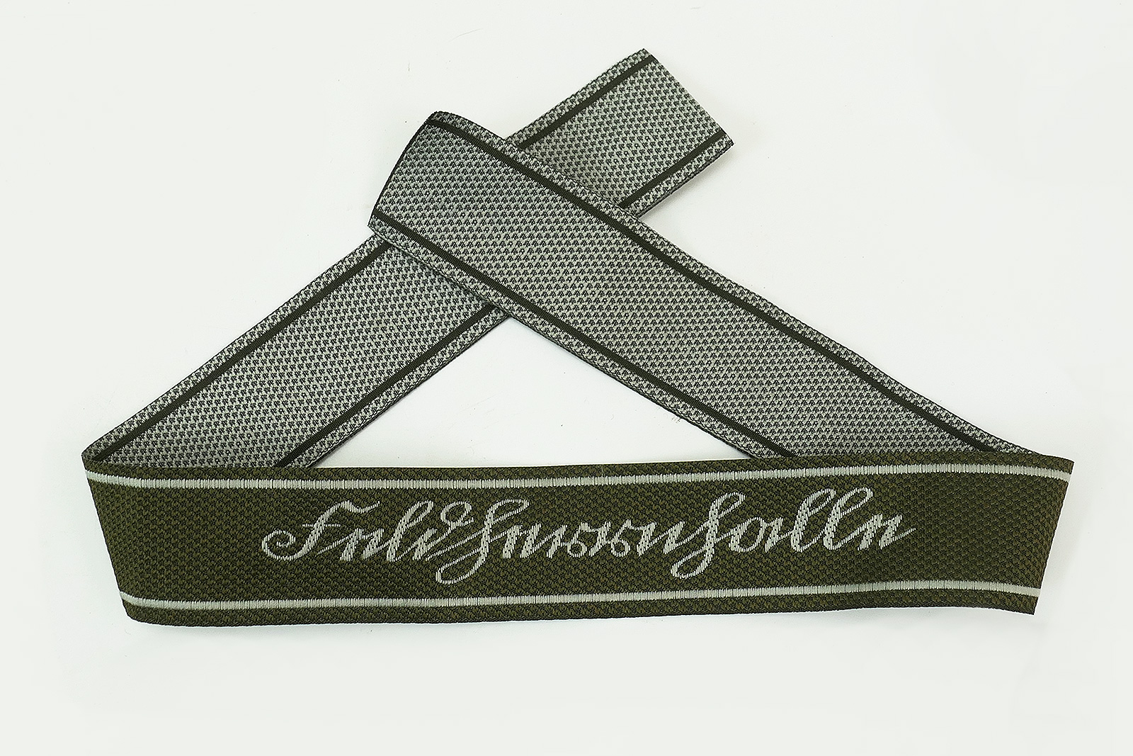 Sleeve band Bevo woven field hall Sütterlin