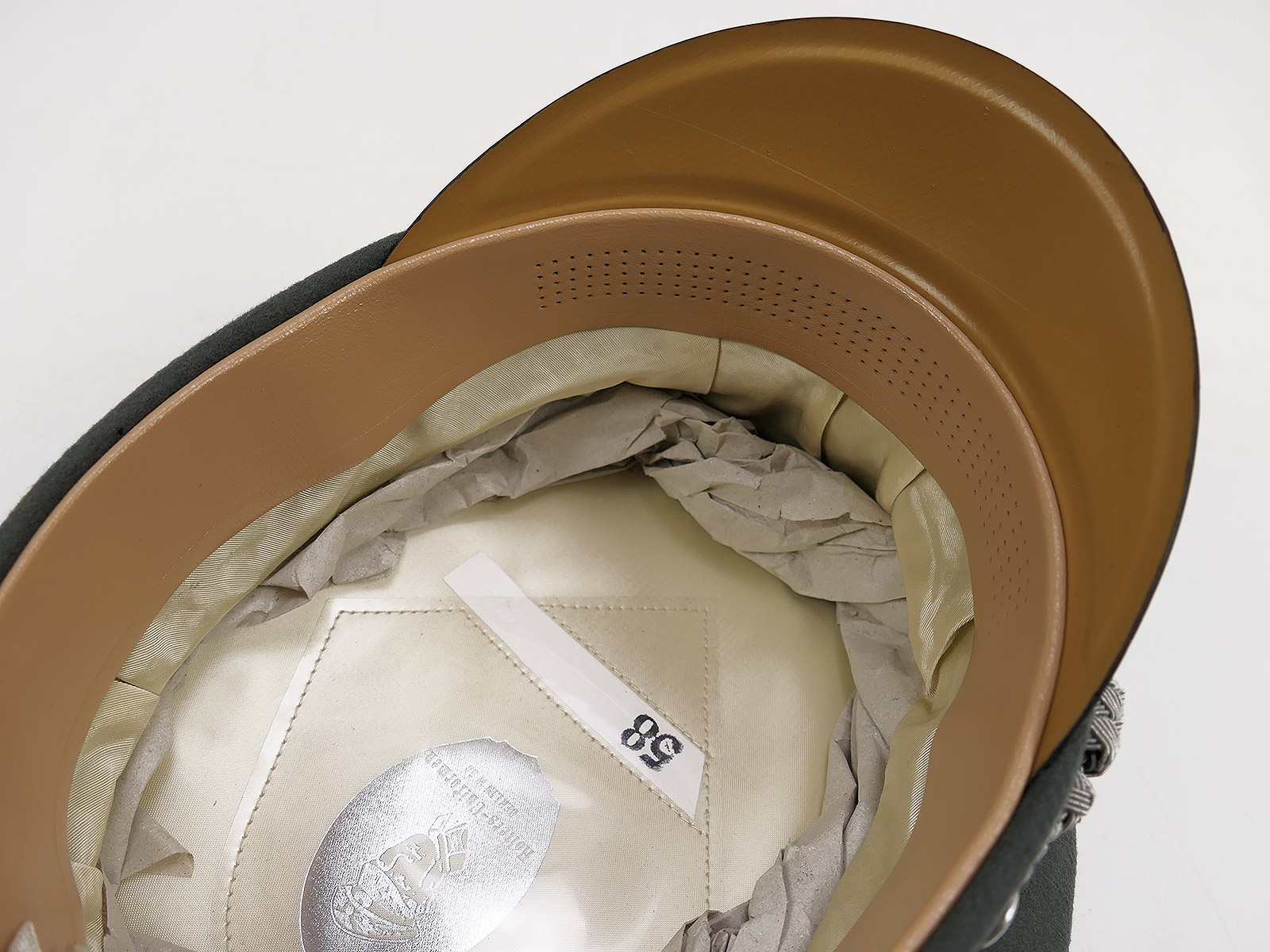 Waffen SS peaked cap, General’s size 58 – top-quality museum-grade reproduction with metal detailing